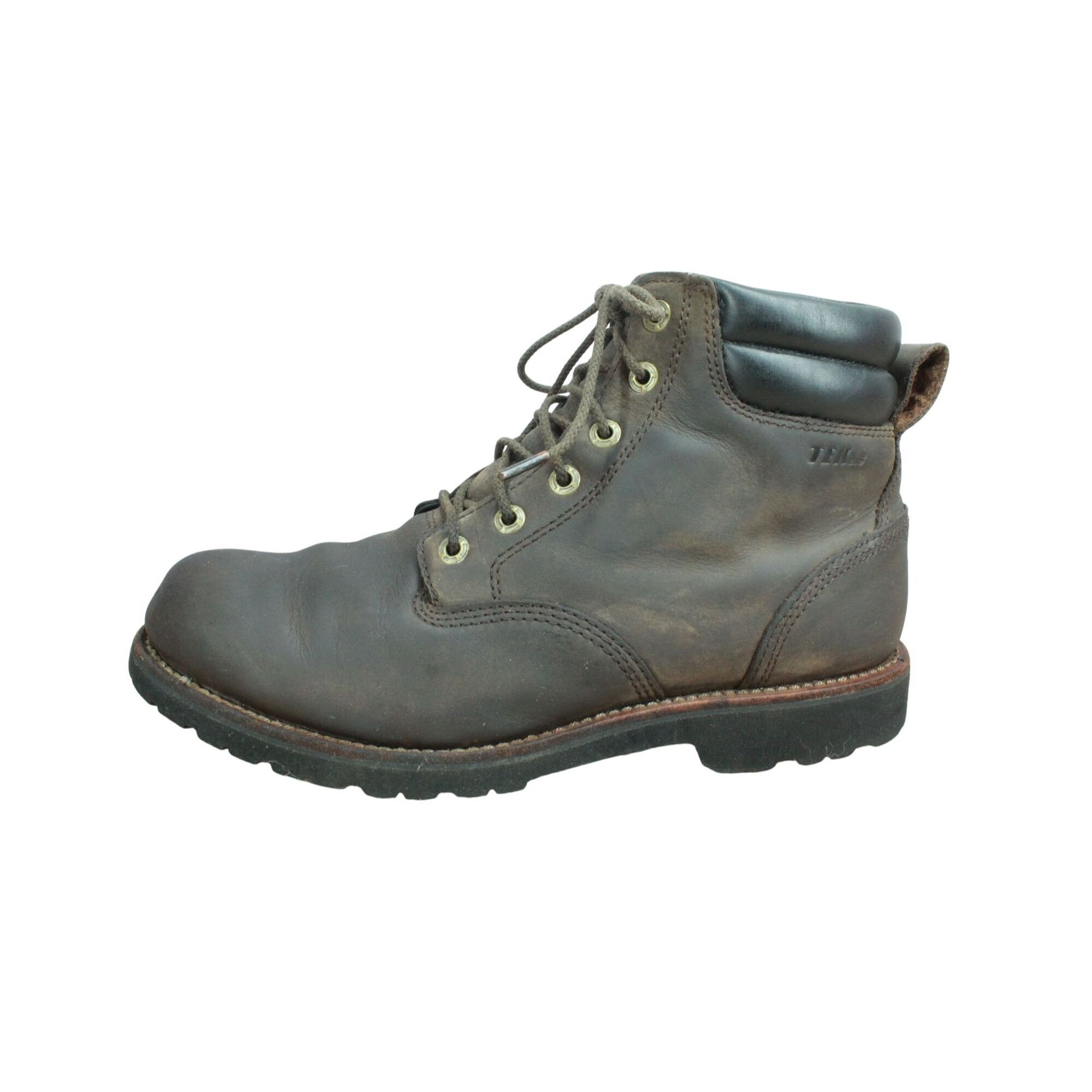 LL Bean Men's Bucksport Oiled Leather Work Boots Brown M