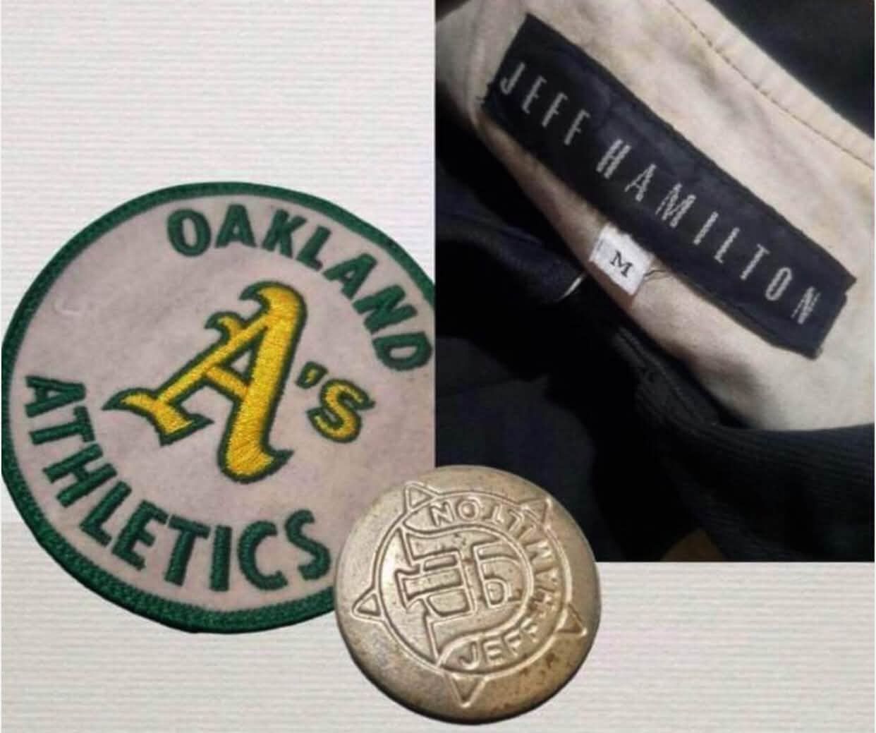Jeff Hamilton VTG Oakland A’S Jeff Hamilton MLB Athletic Jacket Size US M / EU 48-50 / 2 - 7 Thumbnail