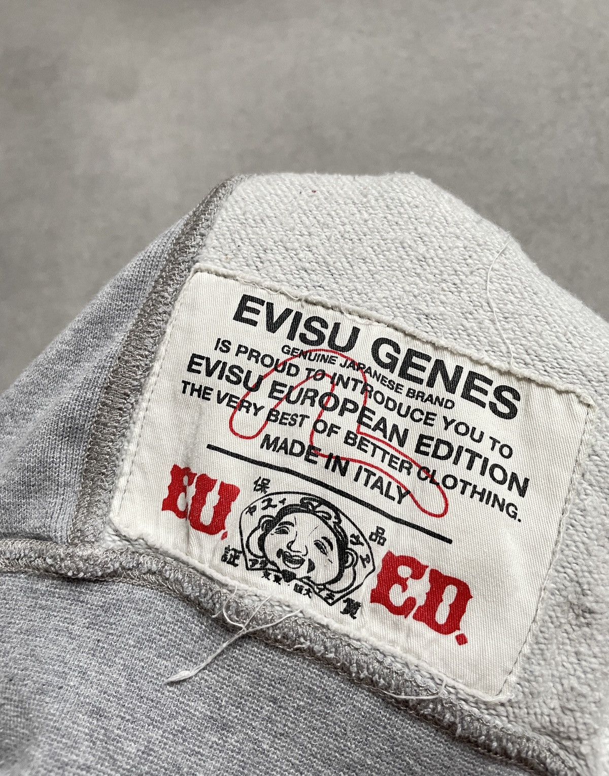 Evisu Vintage Grey Sweatshirt Crewneck Logo Evisu Europe Size US M / EU 48-50 / 2 - 7 Thumbnail
