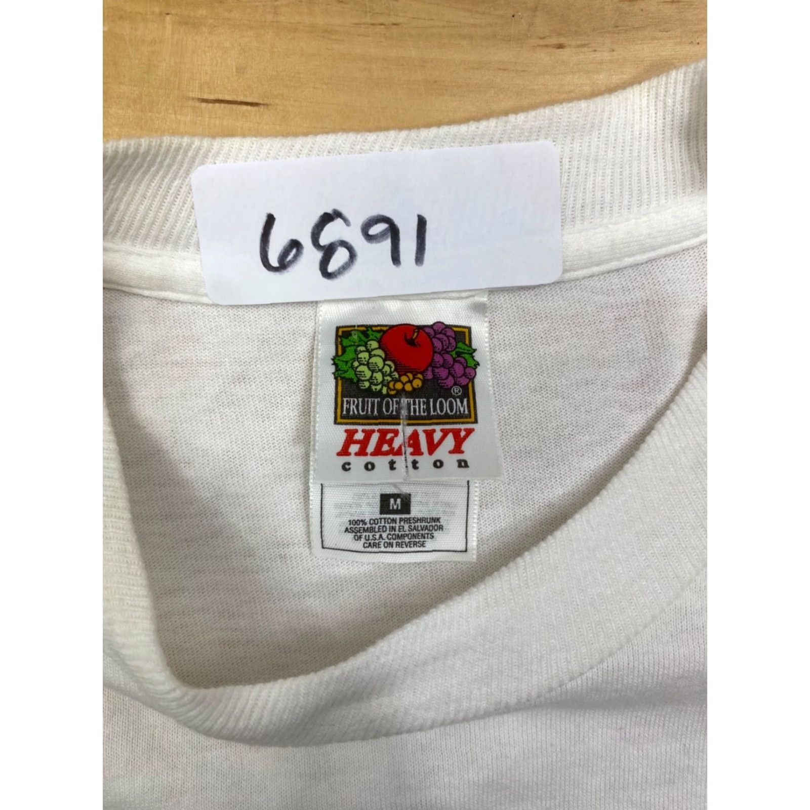 Fruit Of The Loom VINTAGE California LA Fruit of the Loom T-Shirt M White Short Sleeve Crew Neck Men Size US M / EU 48-50 / 2 - 3 Thumbnail