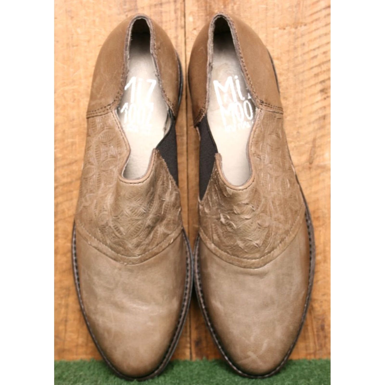 Vintage MIZ MOOZ Tennesee Leather Loafers Brown 38 EUR 7.5 Women Slip On Casual Shoes Size US 8 / IT 38 - 4 Thumbnail
