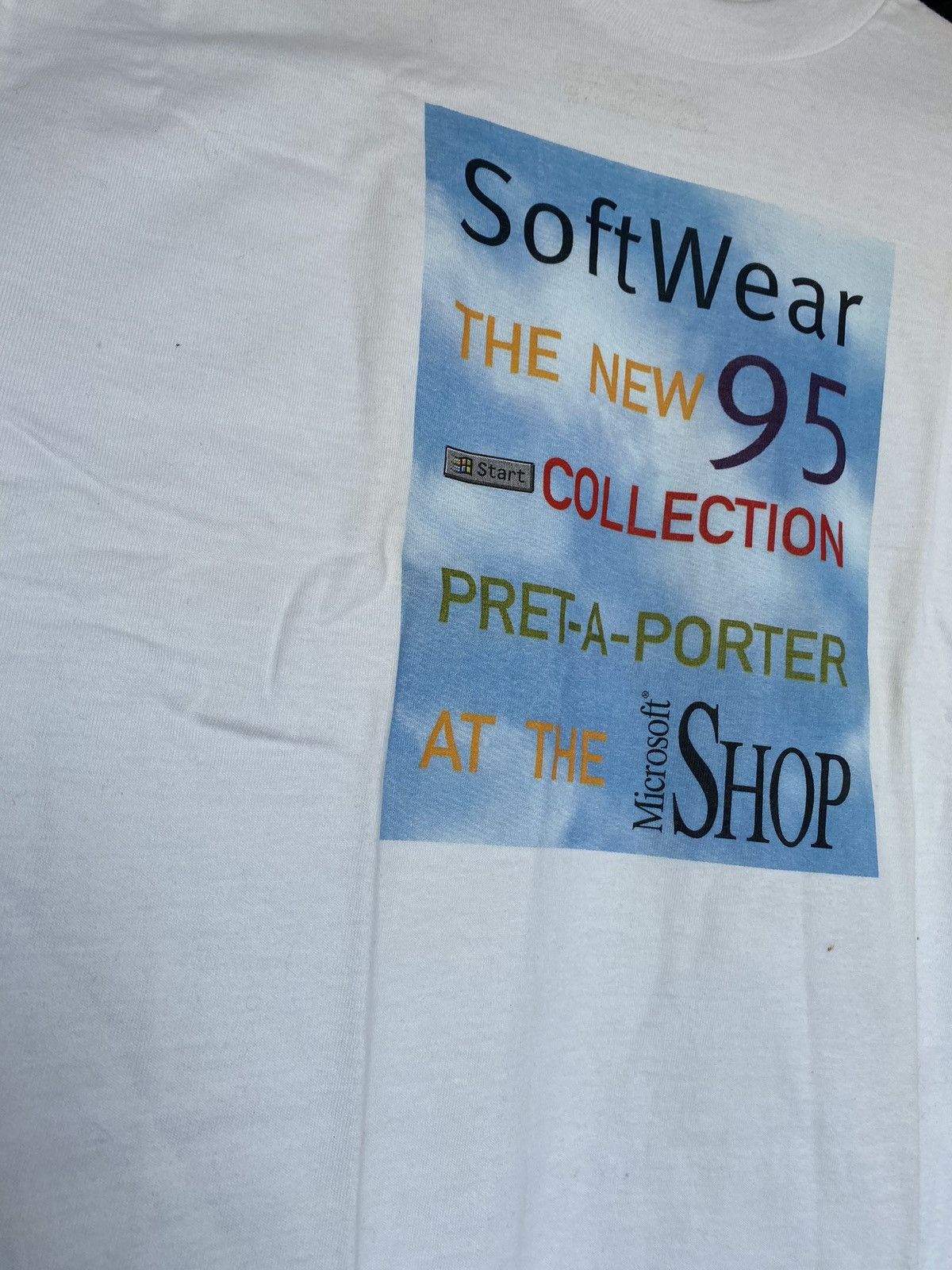 Hanes × Microsoft 🔥90s Microsoft 95 Soft Wear Promo Shop Start Button T Shirt Size US L / EU 52-54 / 3 - 5 Thumbnail