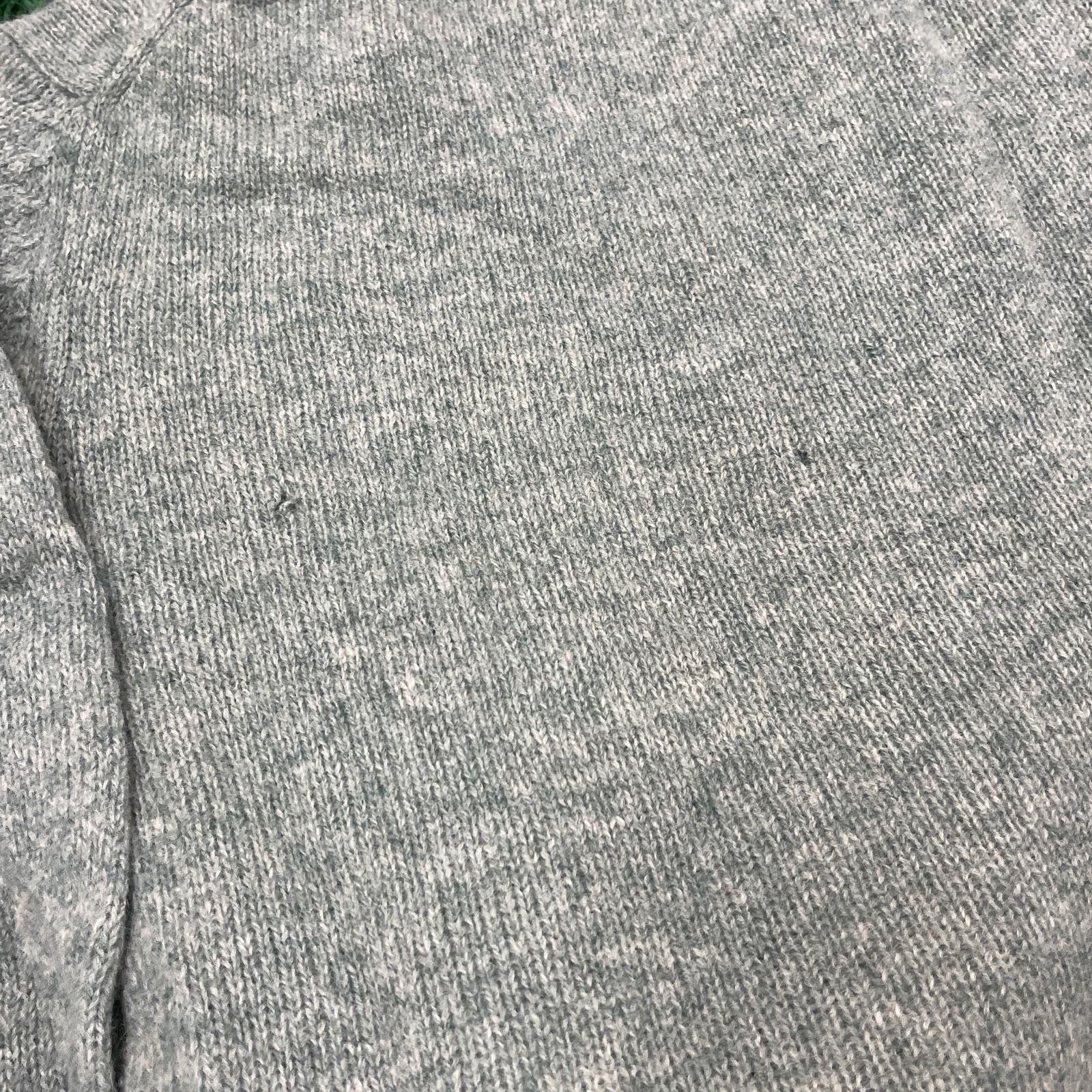 Vintage Vintage Greenfields Shetland 100% Wool V Neck Knit Sweater Size L / US 10 / IT 46 - 8 Thumbnail