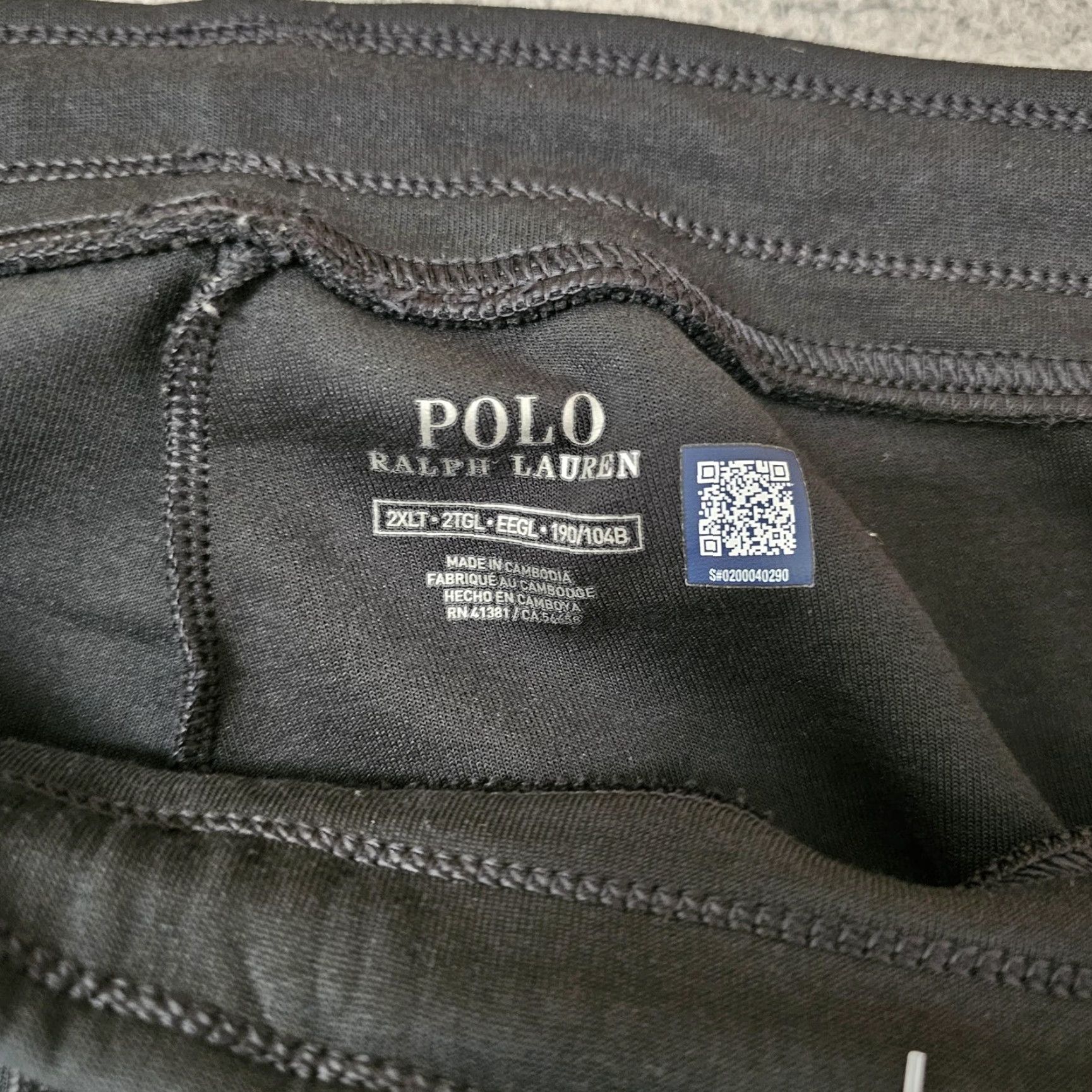 Polo Ralph Lauren Polo Ralph Lauren Jogger Pants Mens 2XLT Black Knit Elastic Waist Pony Logo Regular Fit Tapered Leg Knit Fabric Cotton Polyester Spandex Size US XXL / EU 58 / 5 - 4 Thumbnail