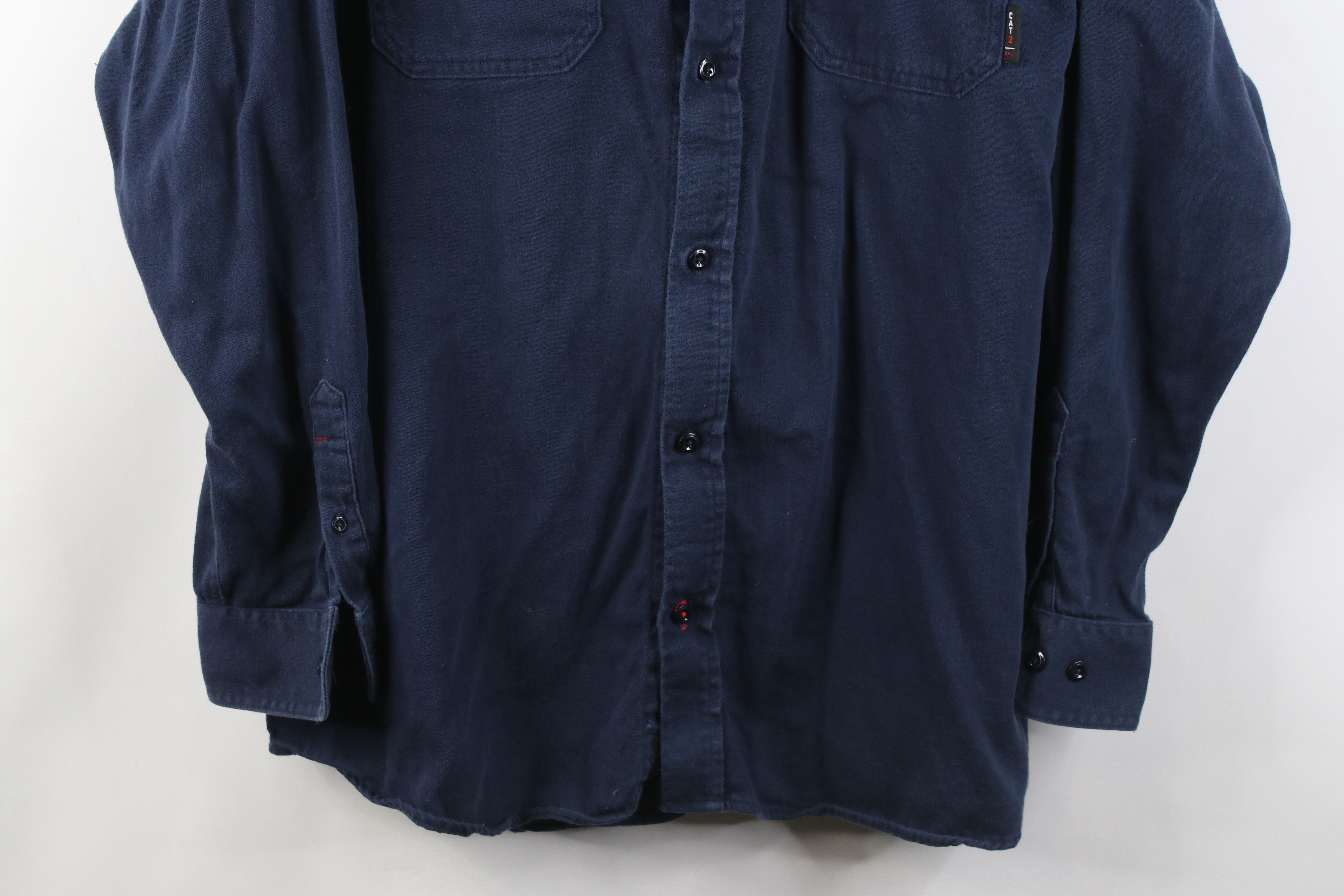 Ariat Ariat FR Fire Flame Resistant Flannel Button Shirt Workwear Size US XXL / EU 58 / 5 - 3 Thumbnail