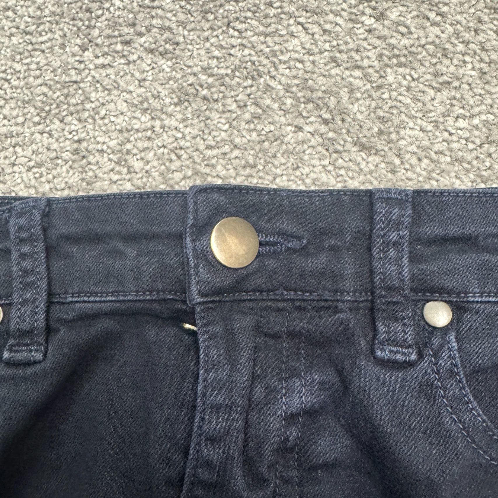 Eileen Fisher Eileen Fisher Womens Organic Coton Low Rise Slim Fit Chino Pants 6P Navy Blue Size 28" / US 6 / IT 42 - 3 Thumbnail