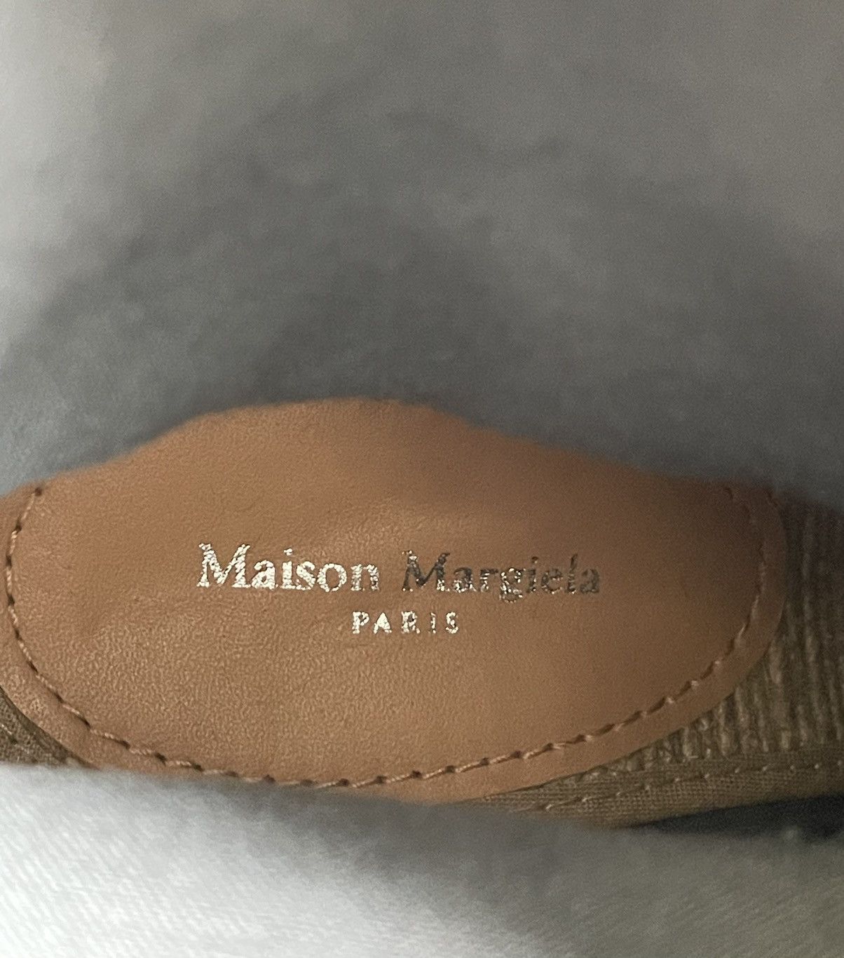 Maison Margiela Gray Canvas ‘Espadrille’ Tabi Boots Size US 7 / IT 37 - 16 Thumbnail