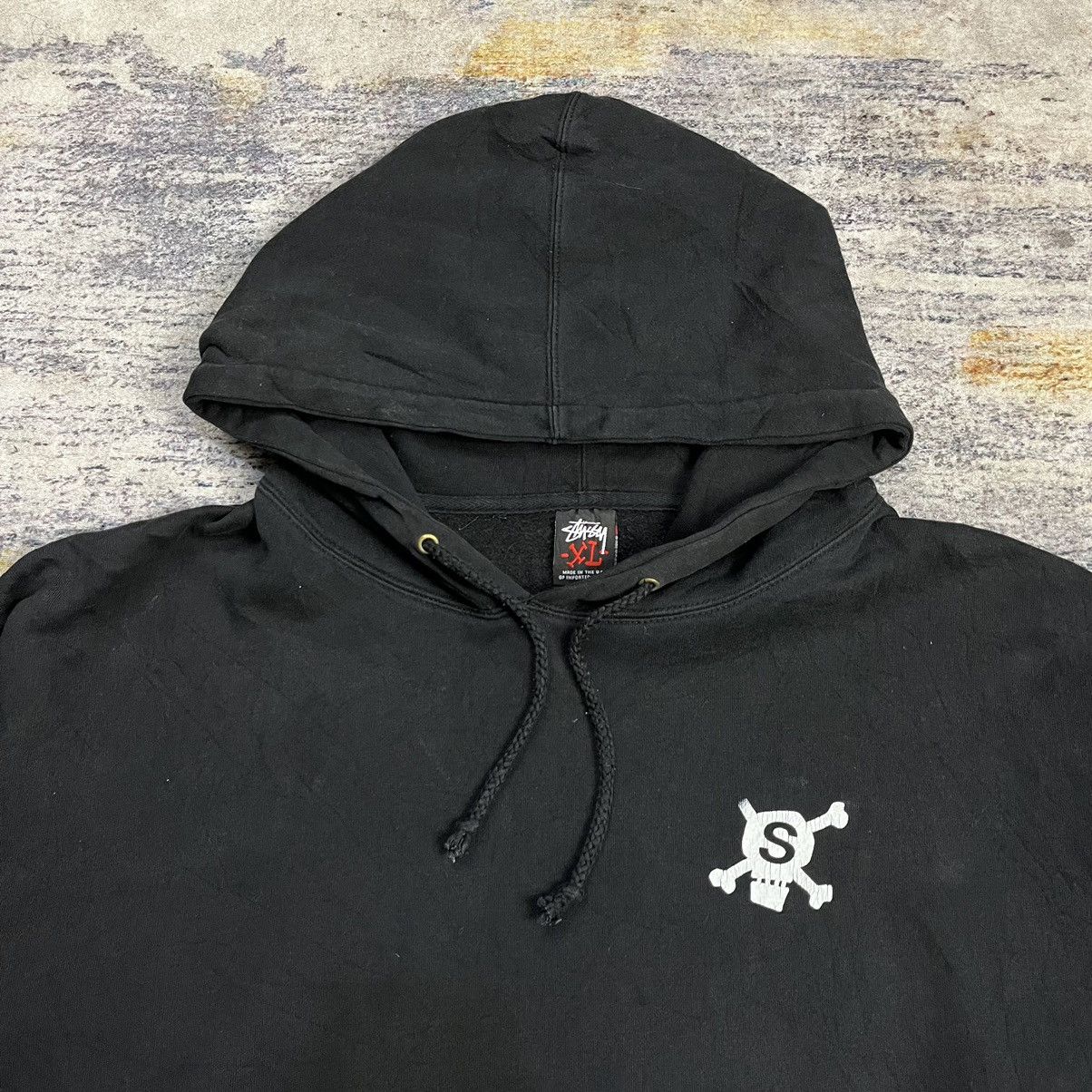 Stussy × Vintage Vintage 90s stussy brooklyn venice hoodie Size US XL / EU 56 / 4 - 5 Thumbnail