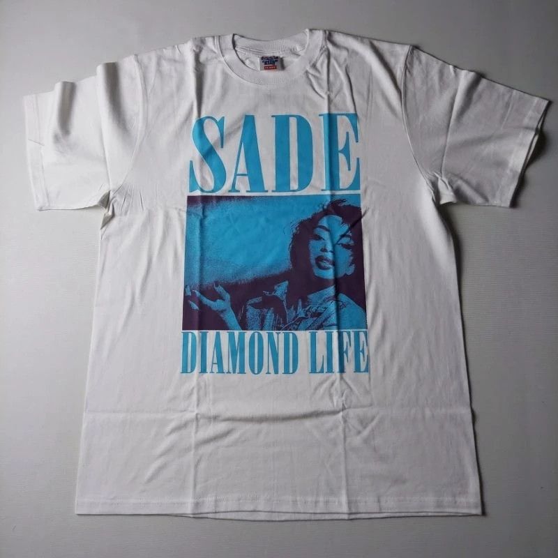 image of Band Tees Sade - Diamond Life Tee in White, Men's (Size XL)