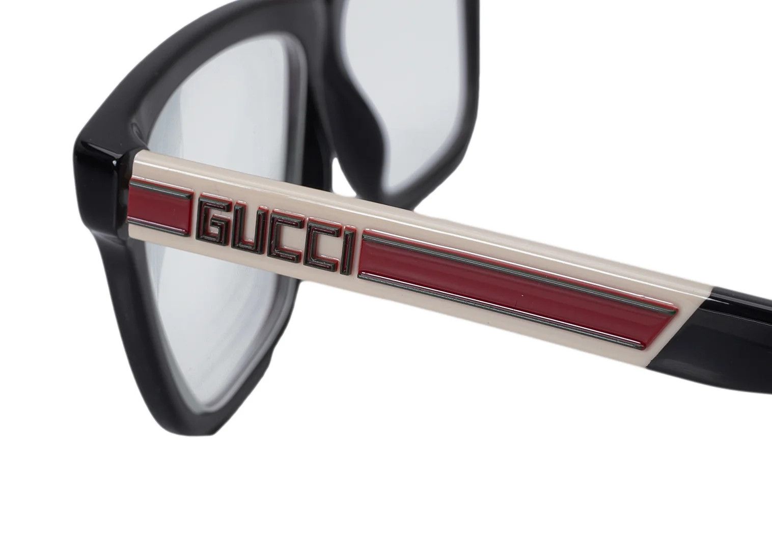 Gucci GG0464 Logo Plate Eyewear in Black 56□15 150 Size ONE SIZE - 4 Thumbnail
