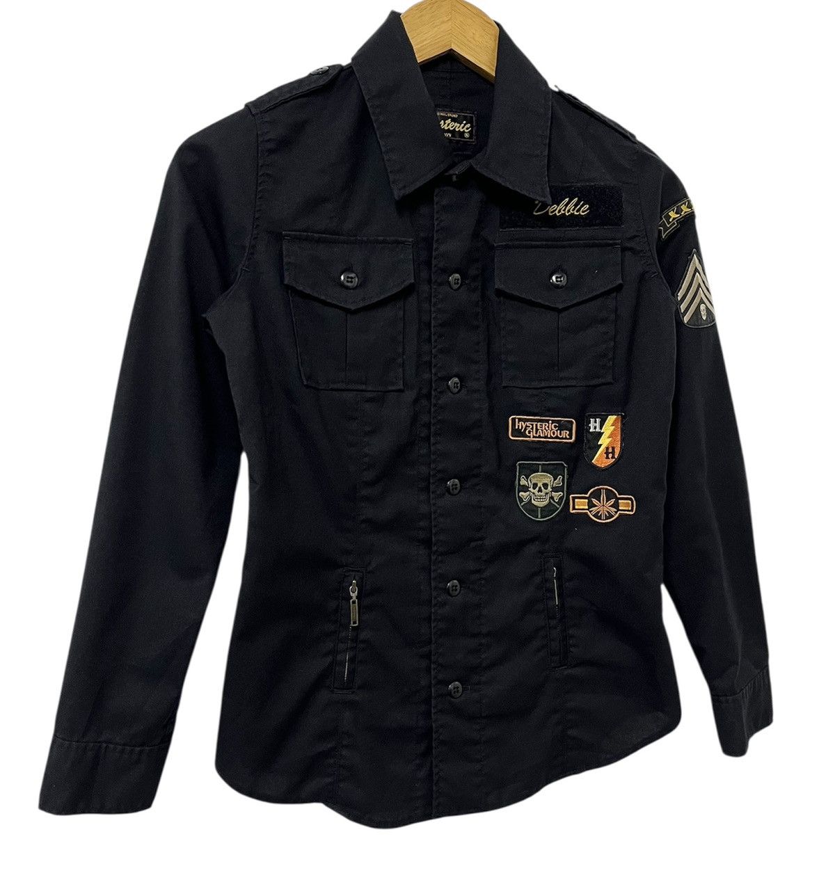 Hysteric Glamour HYSTERIC GLAMOUR DEBBIE HARRY MILITARY STYLE SAFARI SHIRT Size S / US 4 / IT 40 - 2 Thumbnail