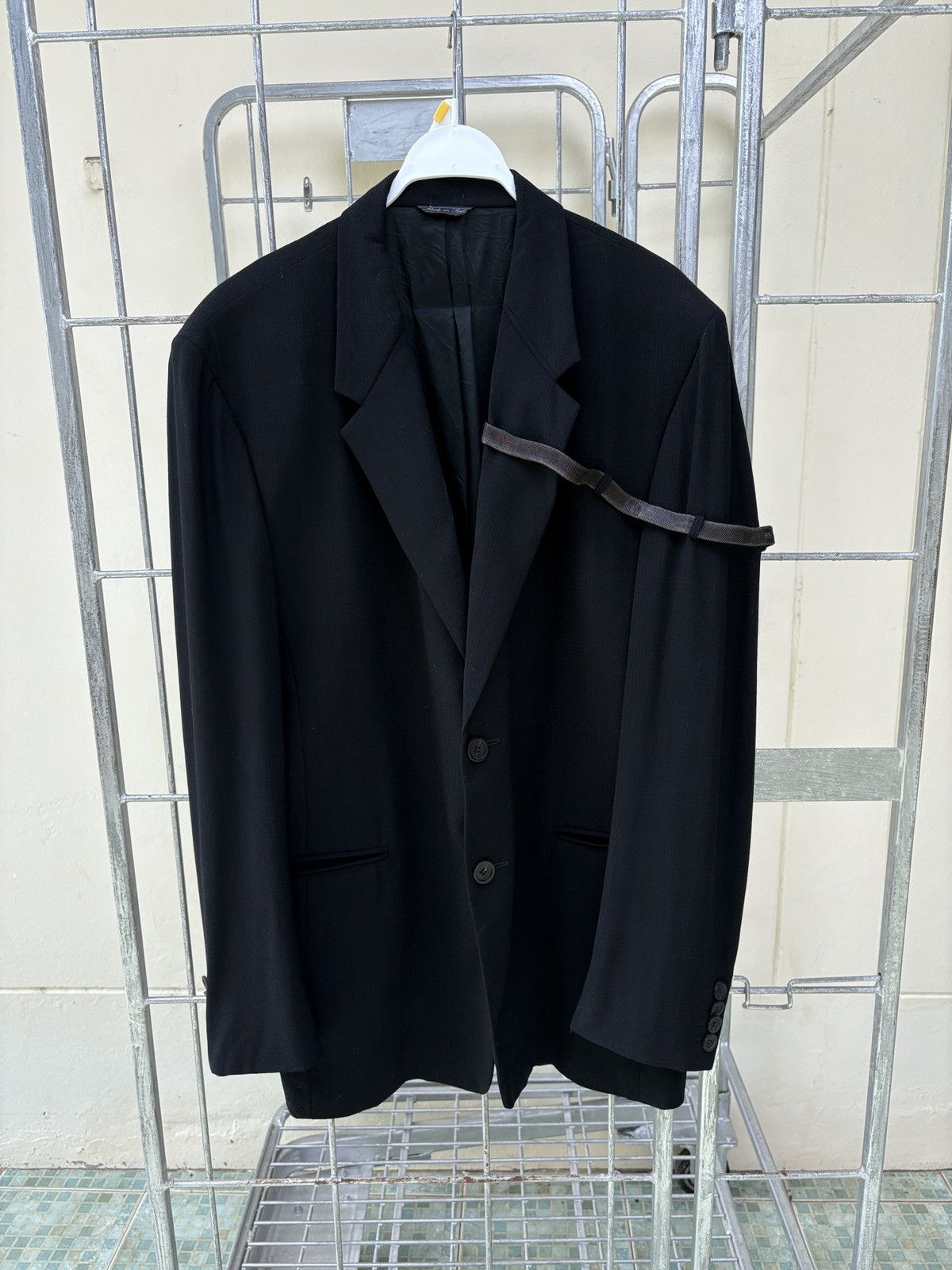 Versace Versace black blazer jacket Size 46R - 1 Thumbnail
