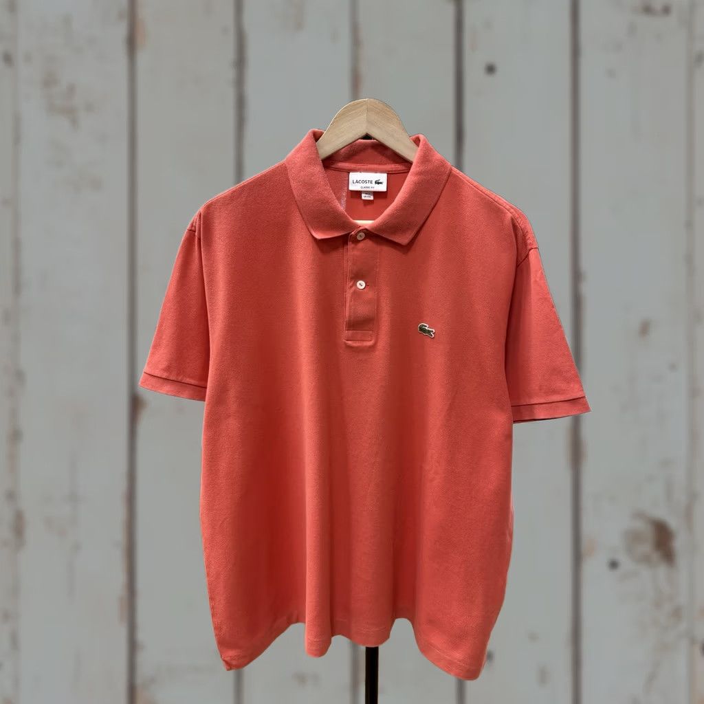 Lacoste VINTAGE Lacoste Polo T-Shirt Classic Fit Made in France Retro Size 2XL Orange Mens Size US XXL / EU 58 / 5 - 1 Thumbnail