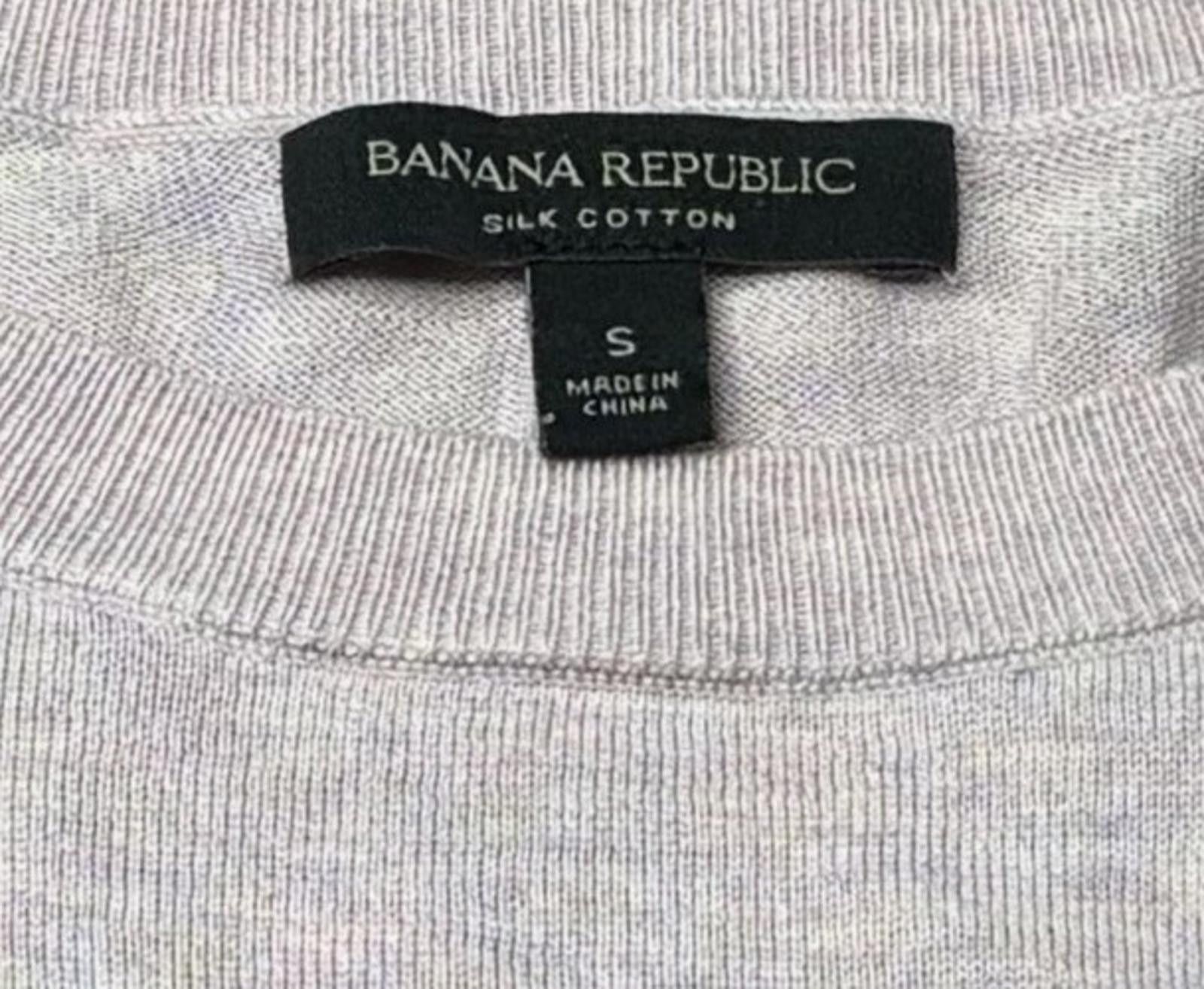 Banana Republic Banana Republic Sweater Mens Small Silk Cotton Crew Neck Size US S / EU 44-46 / 1 - 2 Thumbnail