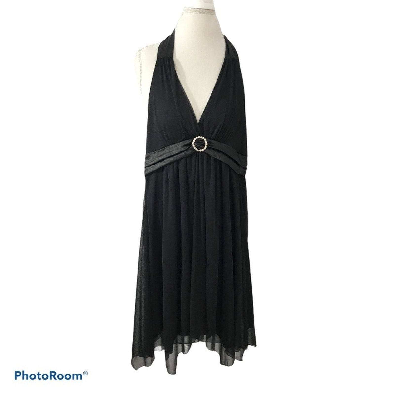 Other STAR VIXEN Black Halter Evening Dress Size Small Size S / US 4 / IT 40 - 1 Thumbnail