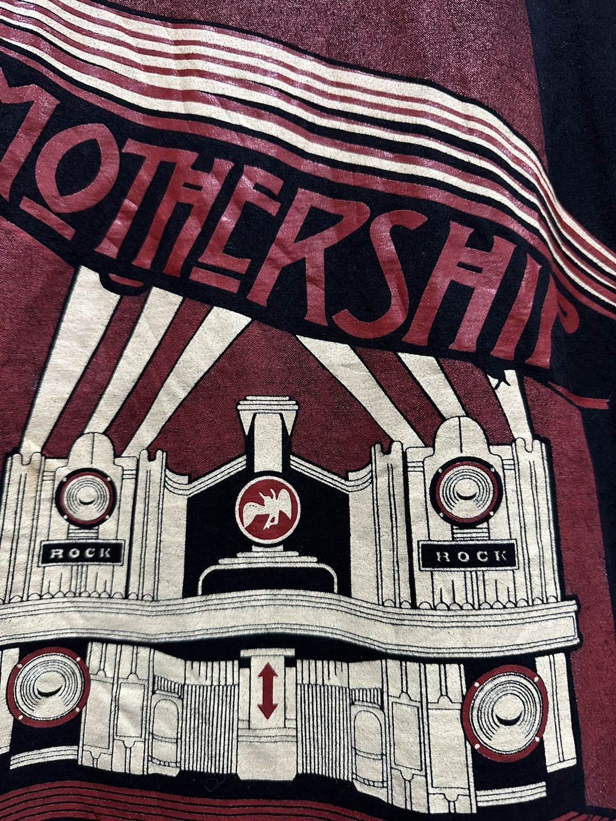 Band Tees × Vintage Vintage Led Zeppelin Mothership Faded Tee Size US L / EU 52-54 / 3 - 4 Thumbnail