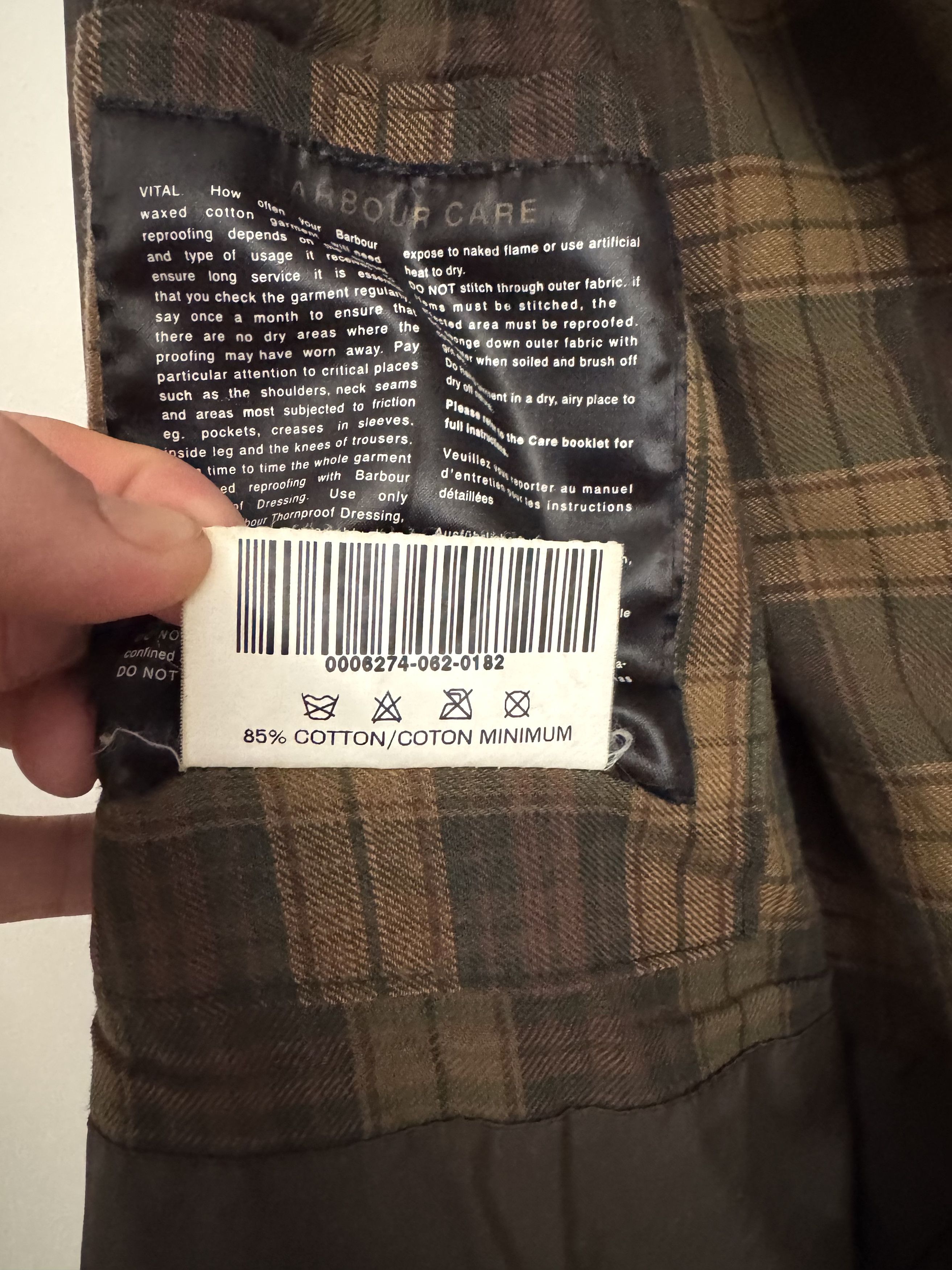 Barbour Barbour A103 Bedale Rustic Brown C36 mens wax cotton jacket Size US S / EU 44-46 / 1 - 4 Thumbnail