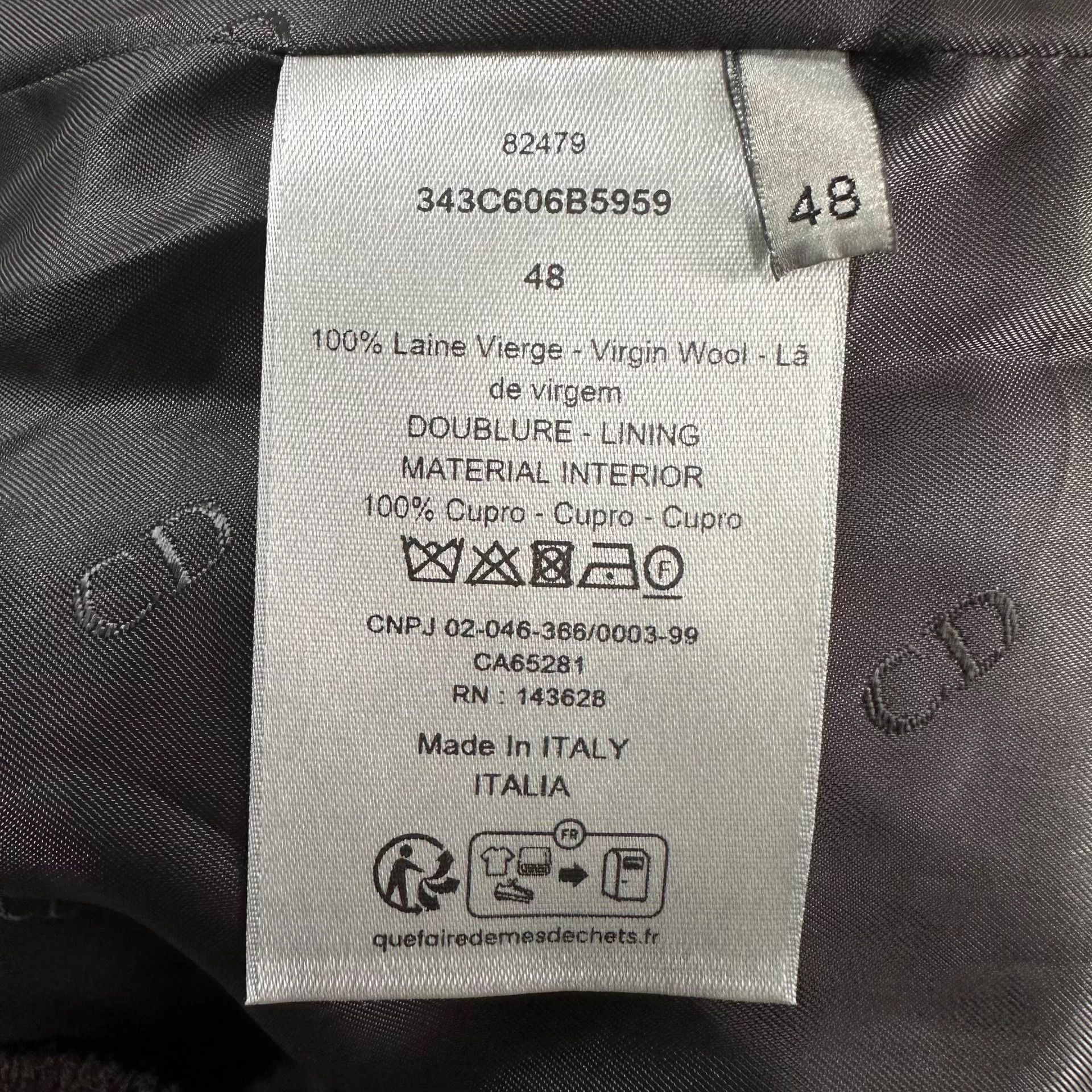 Dior Dior Man 23fw Mocha Brown Wool Ribbon Suit-Collar Blouson Size US M / EU 48-50 / 2 - 7 Thumbnail