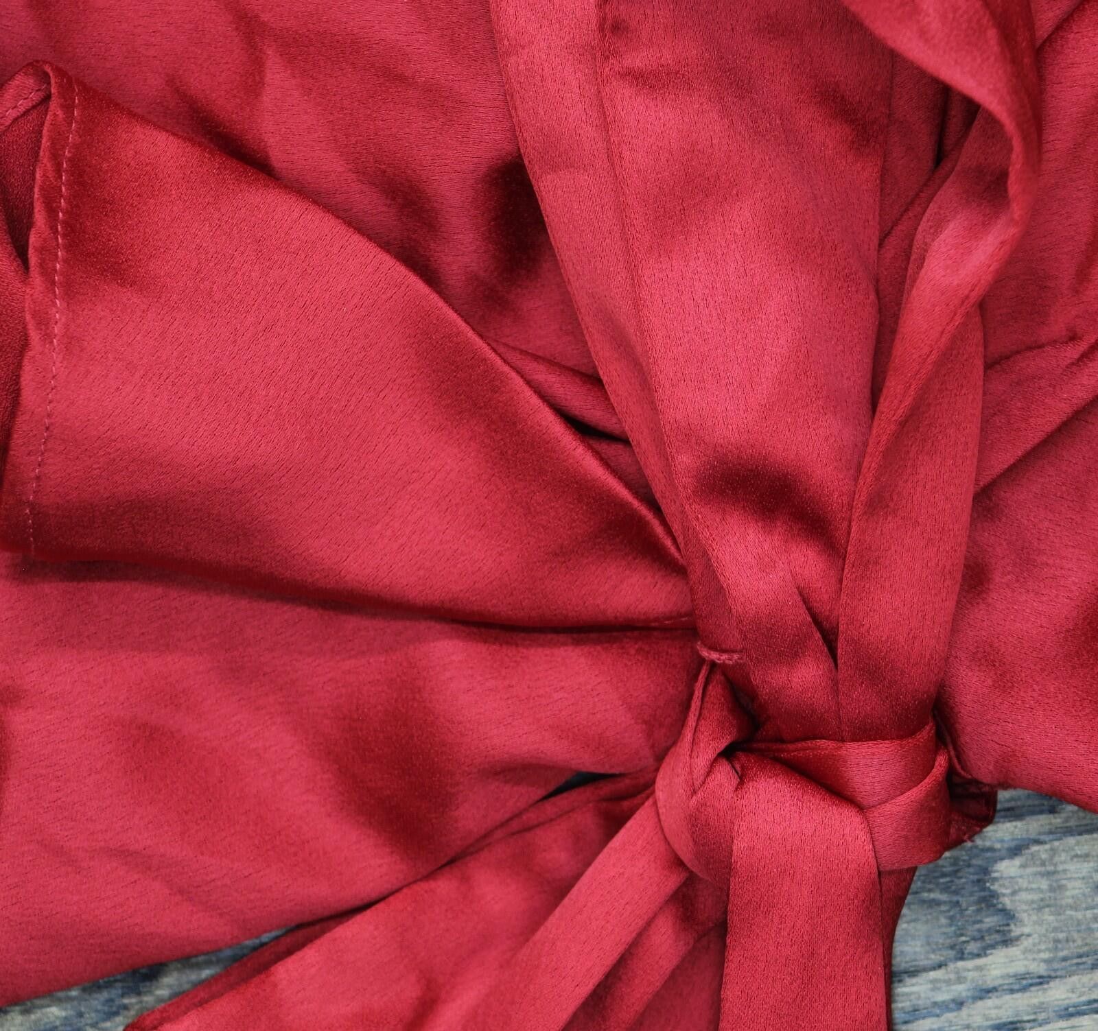 DKNY Dkny Tiered Sleeve V Neck Fit Flare Dress Xd4itb82 Red 8p Size M / US 6-8 / IT 42-44 - 6 Thumbnail