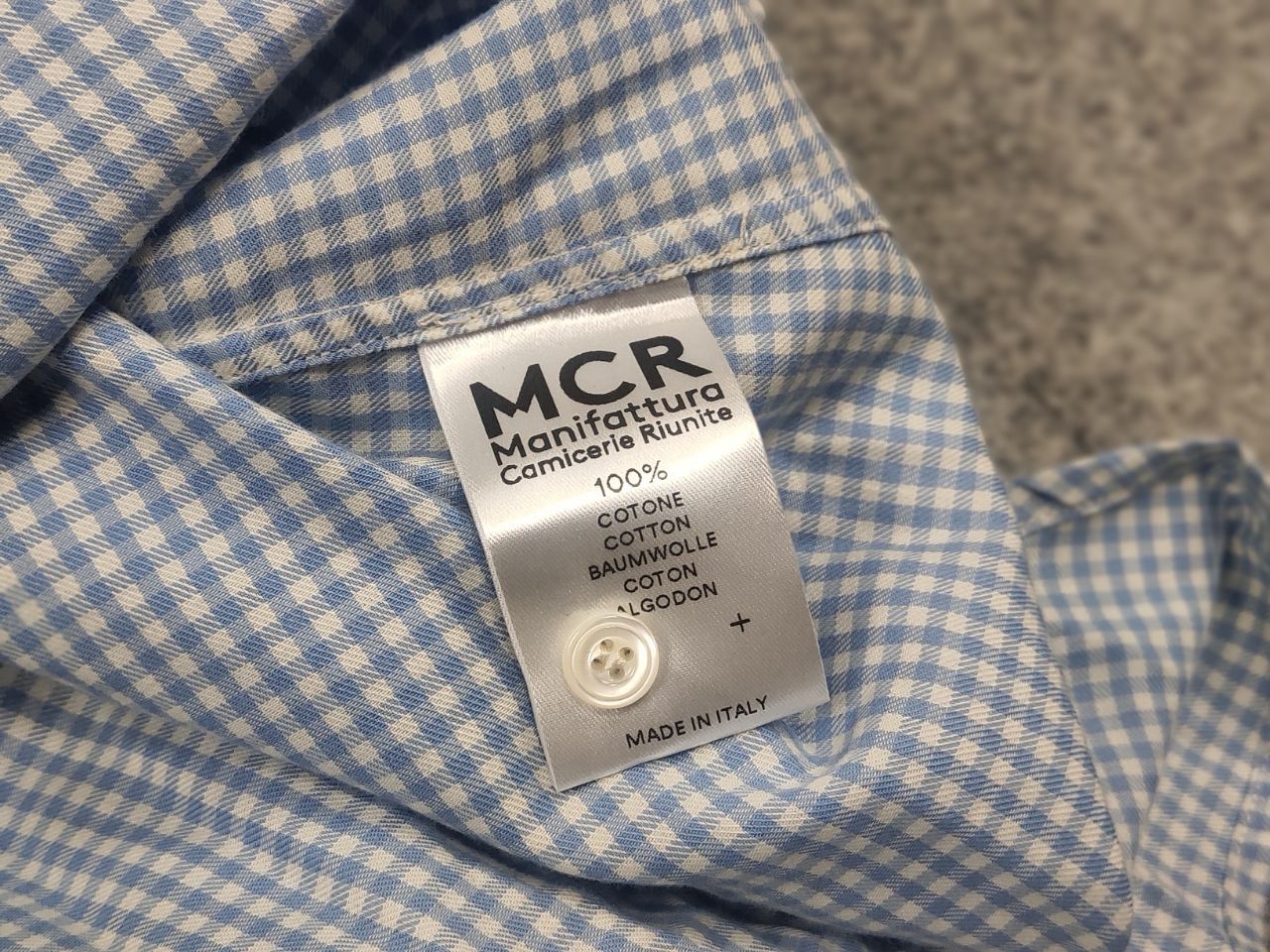 Other Manifattura Camicerie Riunite MCR long-sleeve check shirt Size L / US 10 / IT 46 - 13 Thumbnail