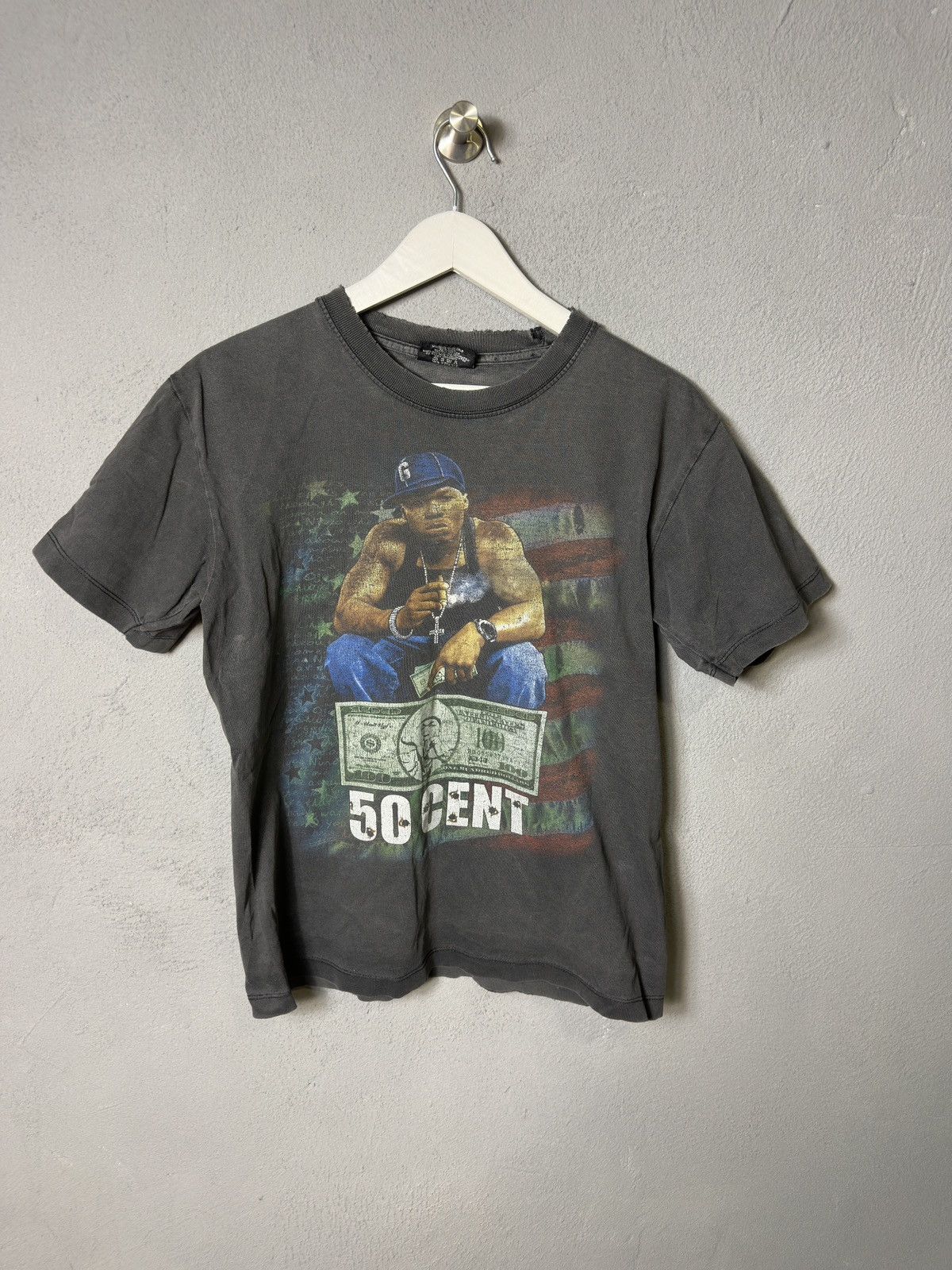 00s Y2K VTG 50 Cent Rap T Shirt Tee