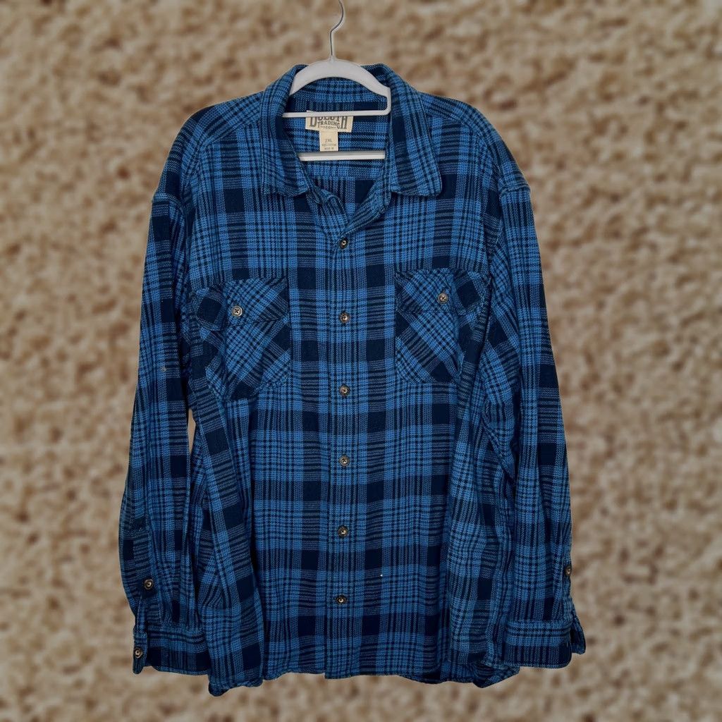 members mark dress shirts Members Mark Mens 16 1/2 32 L Dress Career Shirt Blue Stripe Long Sleeve  Button