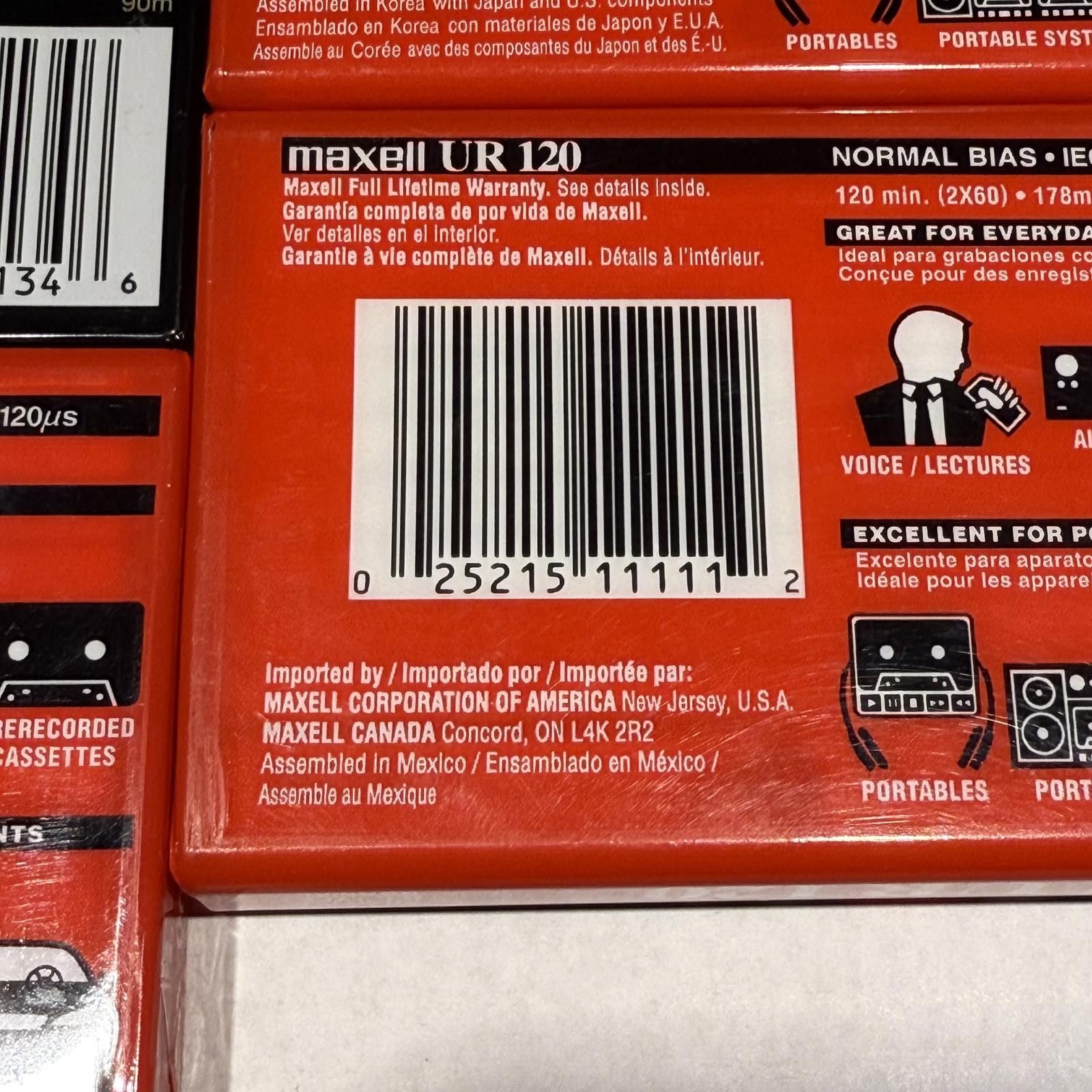 Other 4Pak DS Maxell / Fuji Audio Recording Cassette Tapes Size ONE SIZE - 6 Thumbnail