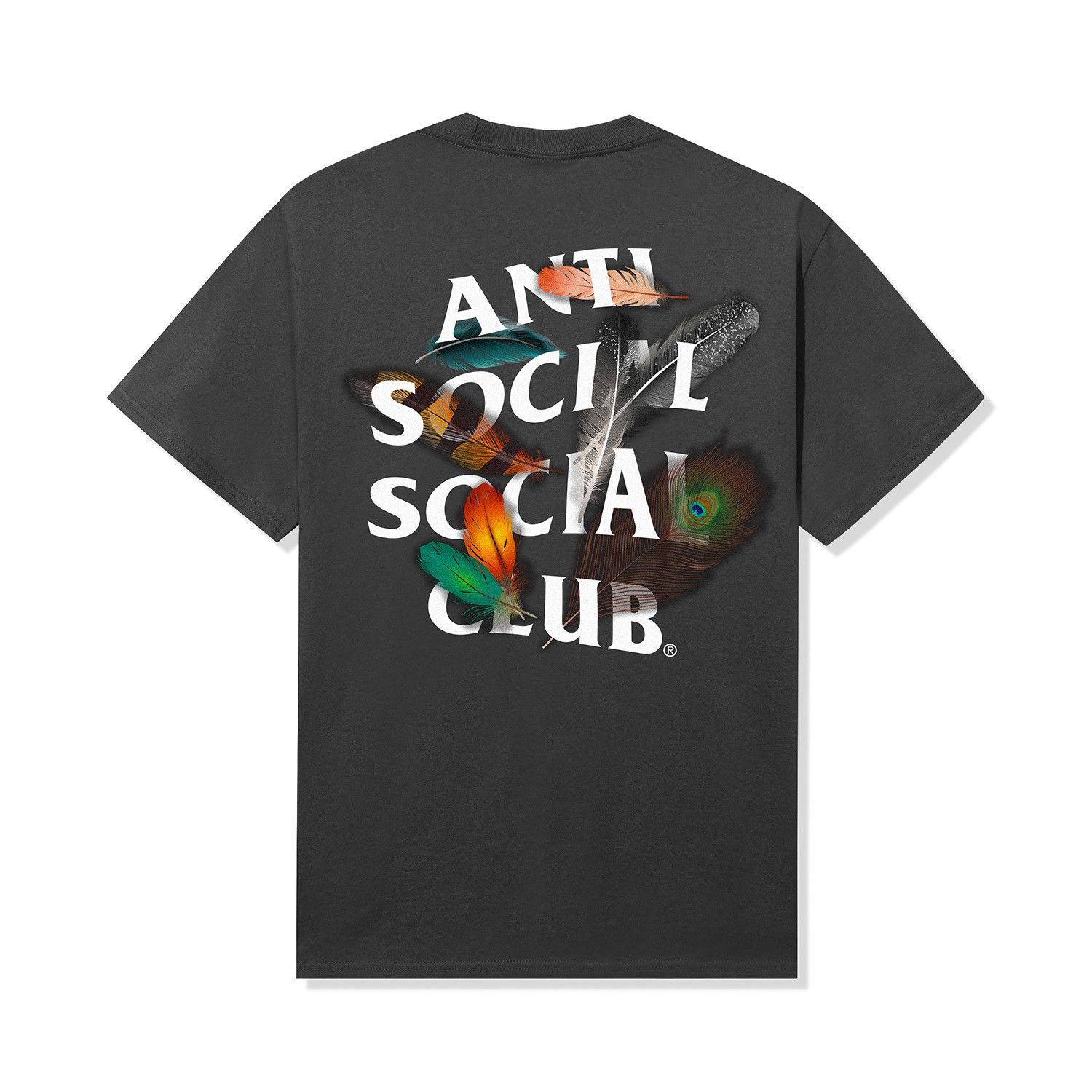 Anti Social Social Club Birdbath Grey Tee Brand New DS