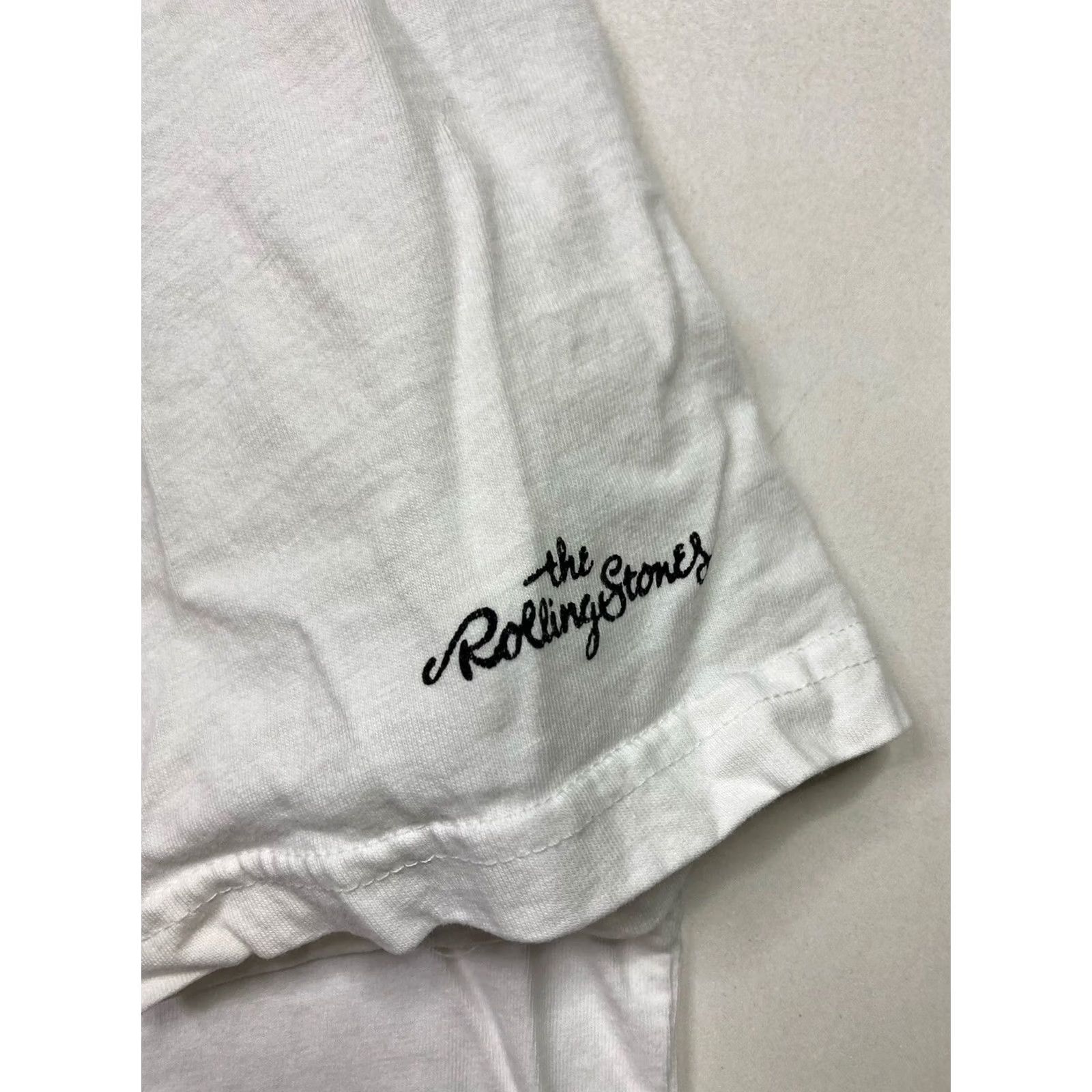 Vintage VINTAGE The Rolling Stones Graphic T-shirt Women Medium White Music Size M / US 6-8 / IT 42-44 - 6 Thumbnail