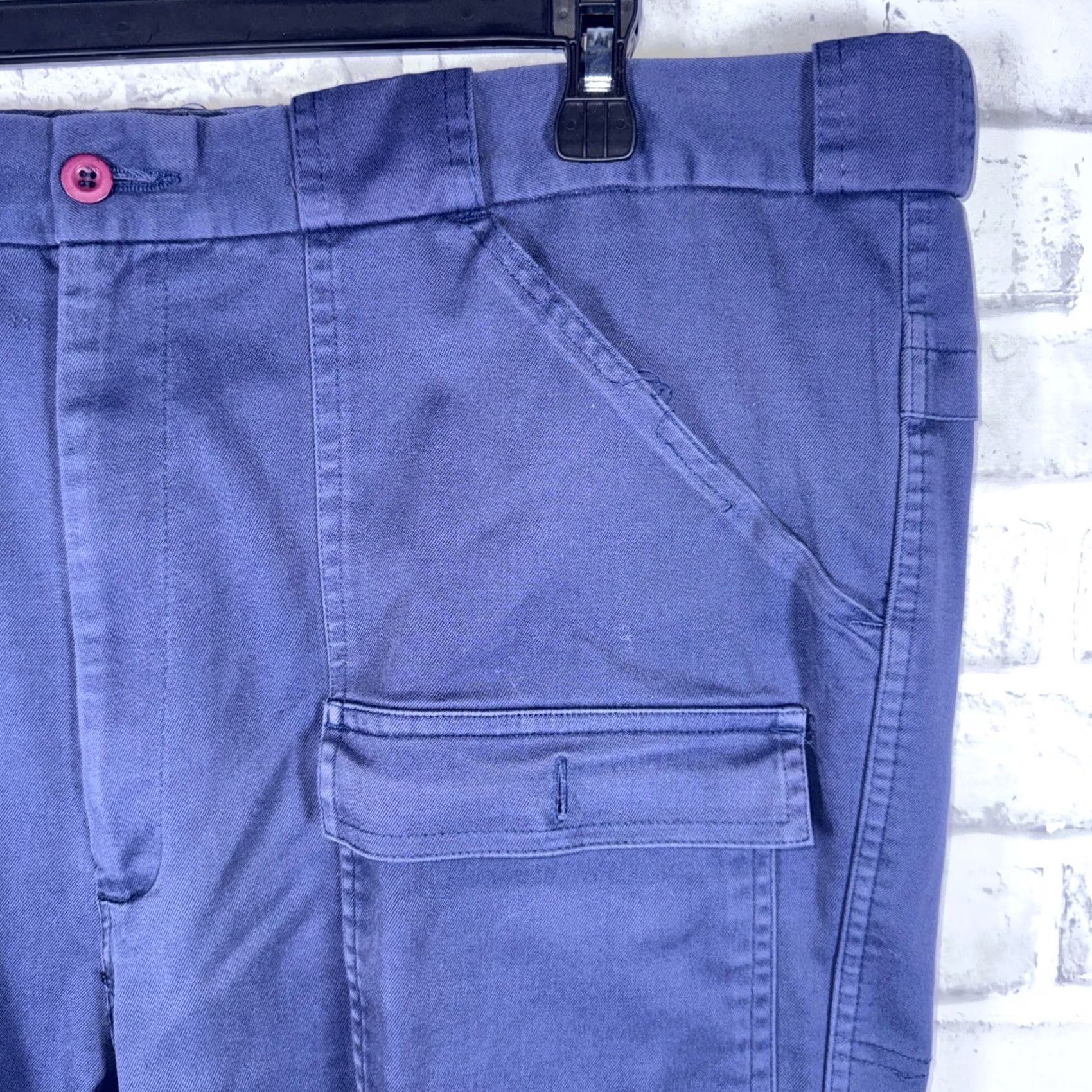 Vintage VTG Jonathan Quale Cargo Pants Mens Size 44x31 Blue Size US 44 / EU 60 - 2 Thumbnail