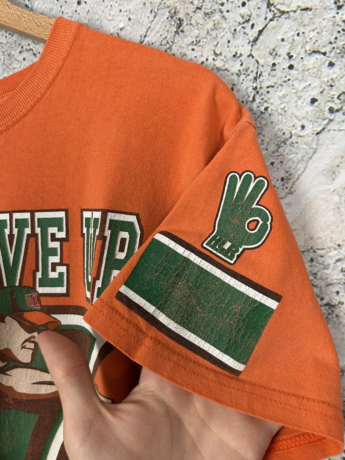 Vintage × WWE Vintage John Cena WWE Fighting Graphic Tee 90s Y2K Size US M / EU 48-50 / 2 - 4 Thumbnail