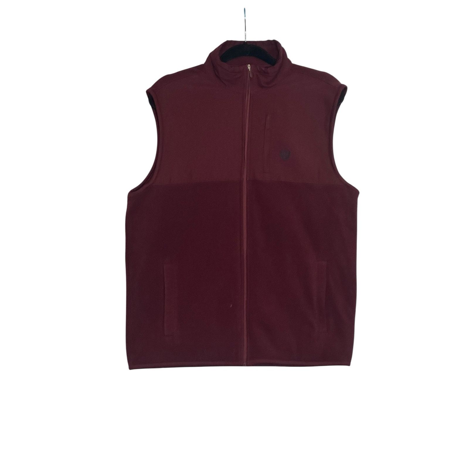 Chaps Chaps burgundy full zippered fleece vest size Medium Size US M / EU 48-50 / 2 - 6 Thumbnail
