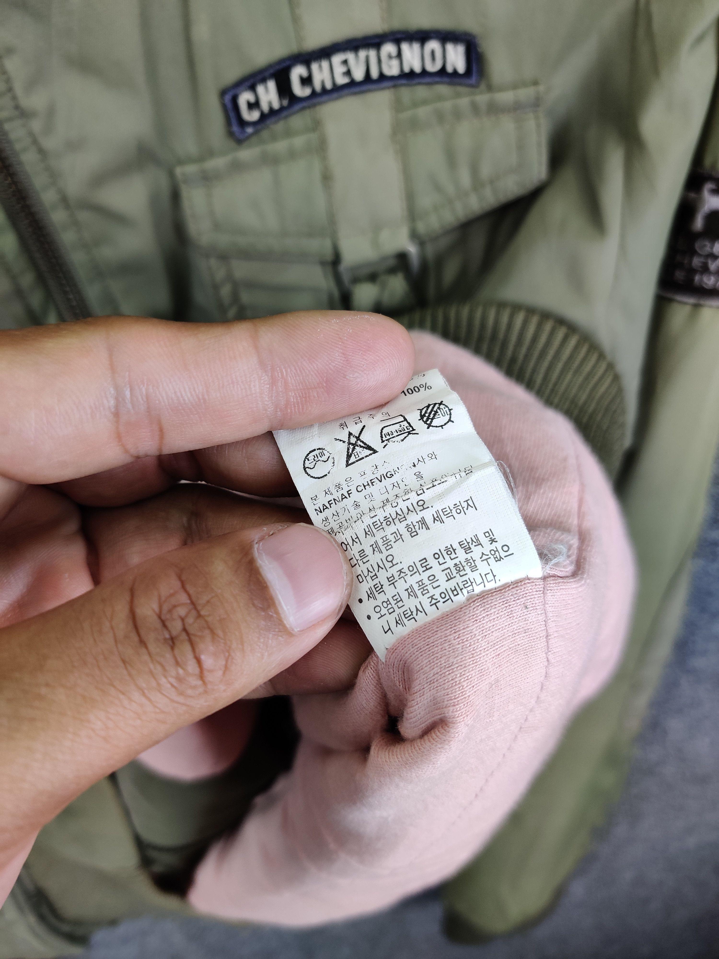 Chevignon Vintage 90s Chevignon Parachute Military Bomber Jacket Size US M / EU 48-50 / 2 - 19 Thumbnail