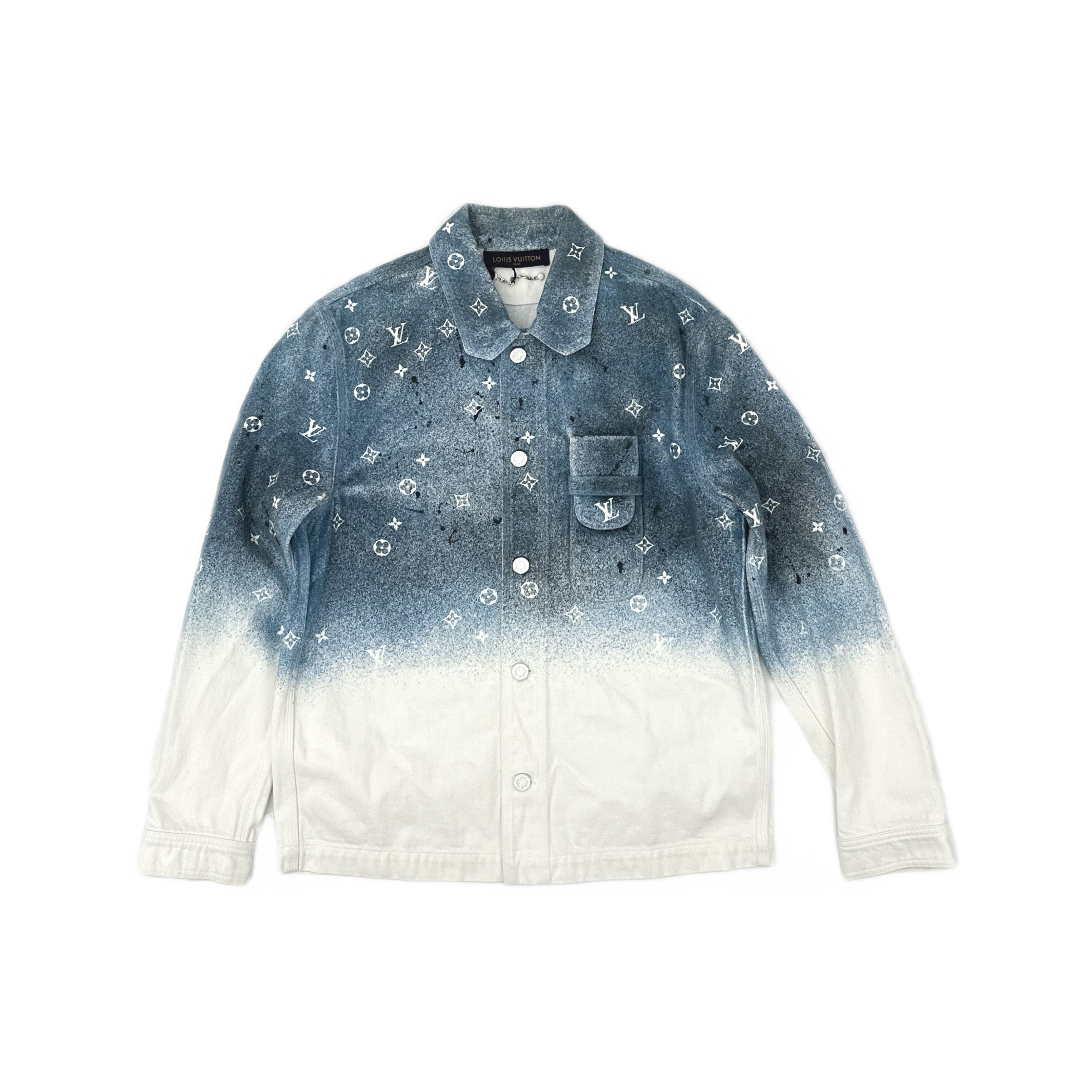 Louis Vuitton Louis Vuitton Gradient Monogram Denim Jacket US M Size US M / EU 48-50 / 2 - 1 Thumbnail