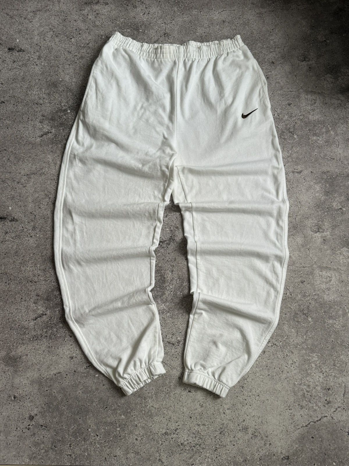Nike × Vintage Vintage Nike Y2K baggy white oversized sport pants Size US 32 / EU 48 - 5 Thumbnail