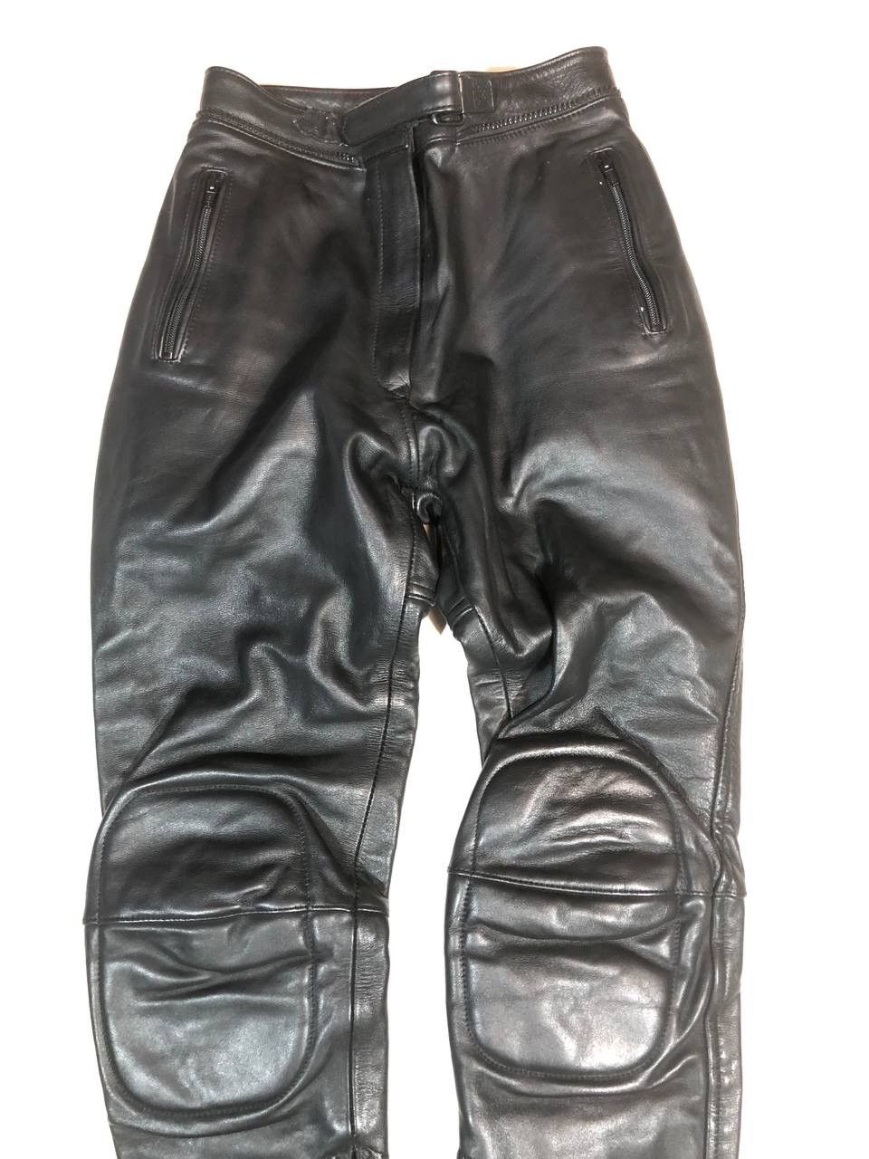 Leather × Vintage Polo Vintage Rare Racing Moto Leather Pants Vintage Size US 29 - 2 Thumbnail