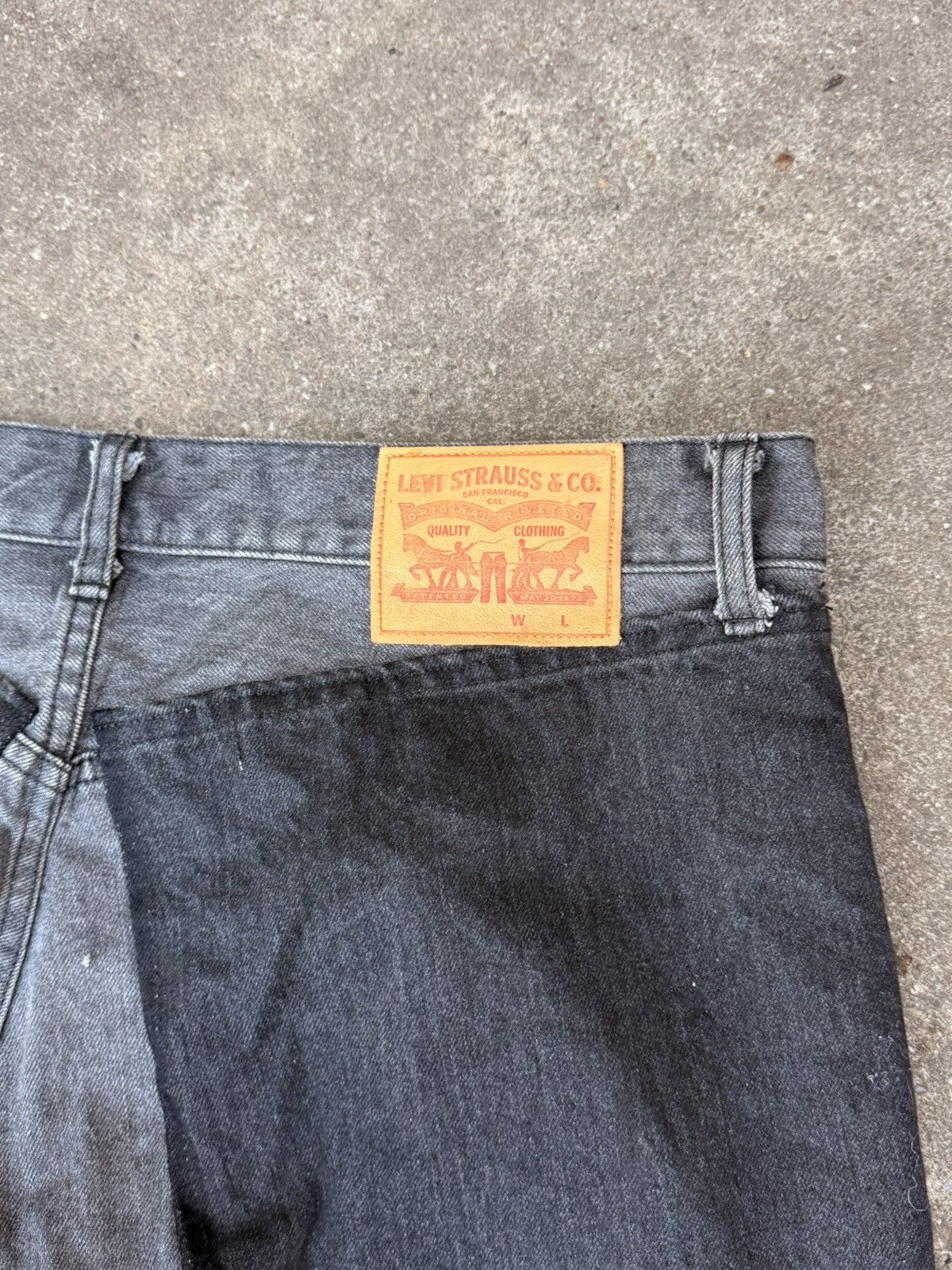 Junya Watanabe × Levi's Comme Des Garçons Junya Watanabe x Levi Upside Down Jeans Size US 35 - 4 Thumbnail