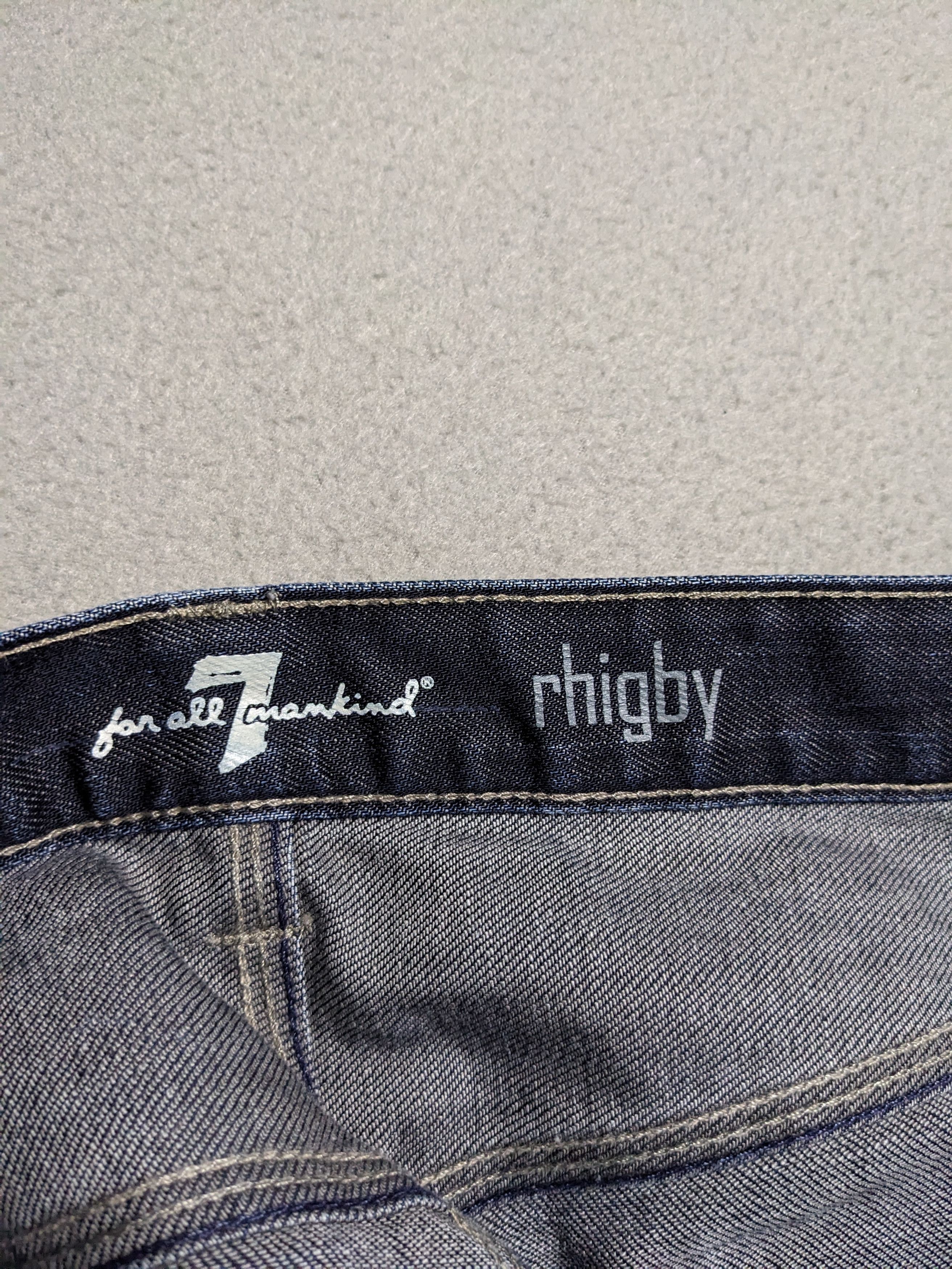 7 For All Mankind 7 For All Mankind Mens Rhigby Jeans 31x30 USA Denim Straight Size US 31 - 13 Thumbnail