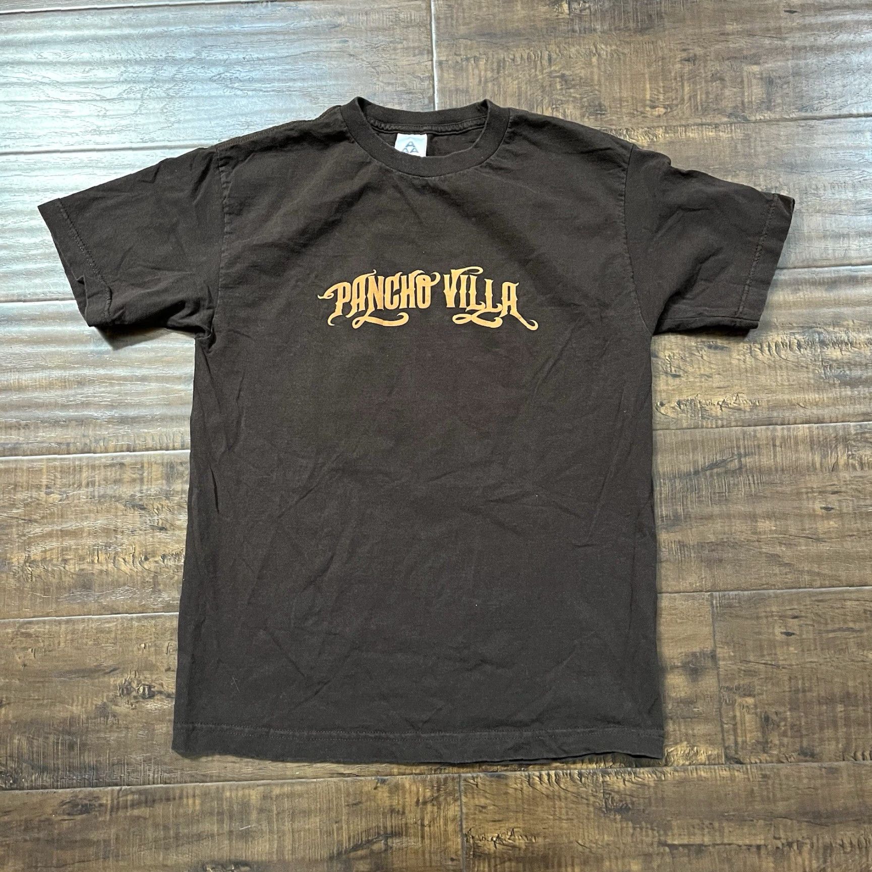 AAA VINTAGE Pancho Villa Revolucion T-Shirt Mens M Brown Lowrider Mexico Chicano Funny 90s Shirt Mens Size US M / EU 48-50 / 2 - 5 Thumbnail
