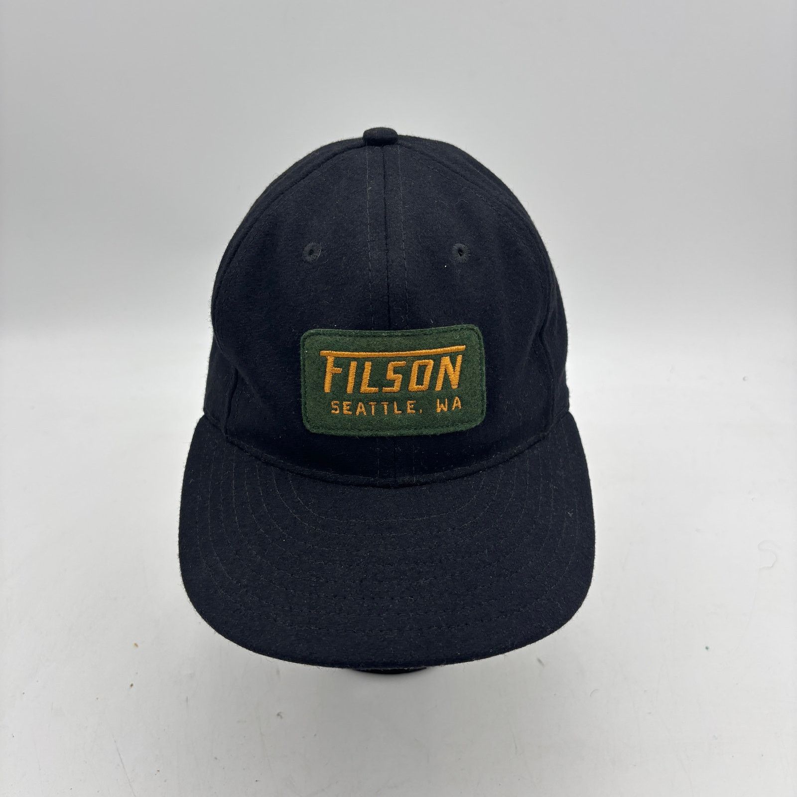 Ebbets Field Flannels × Filson Filson x Ebbets Field Flannels Wool Hat Adjustable Cap Black Size ONE SIZE - 1 Thumbnail