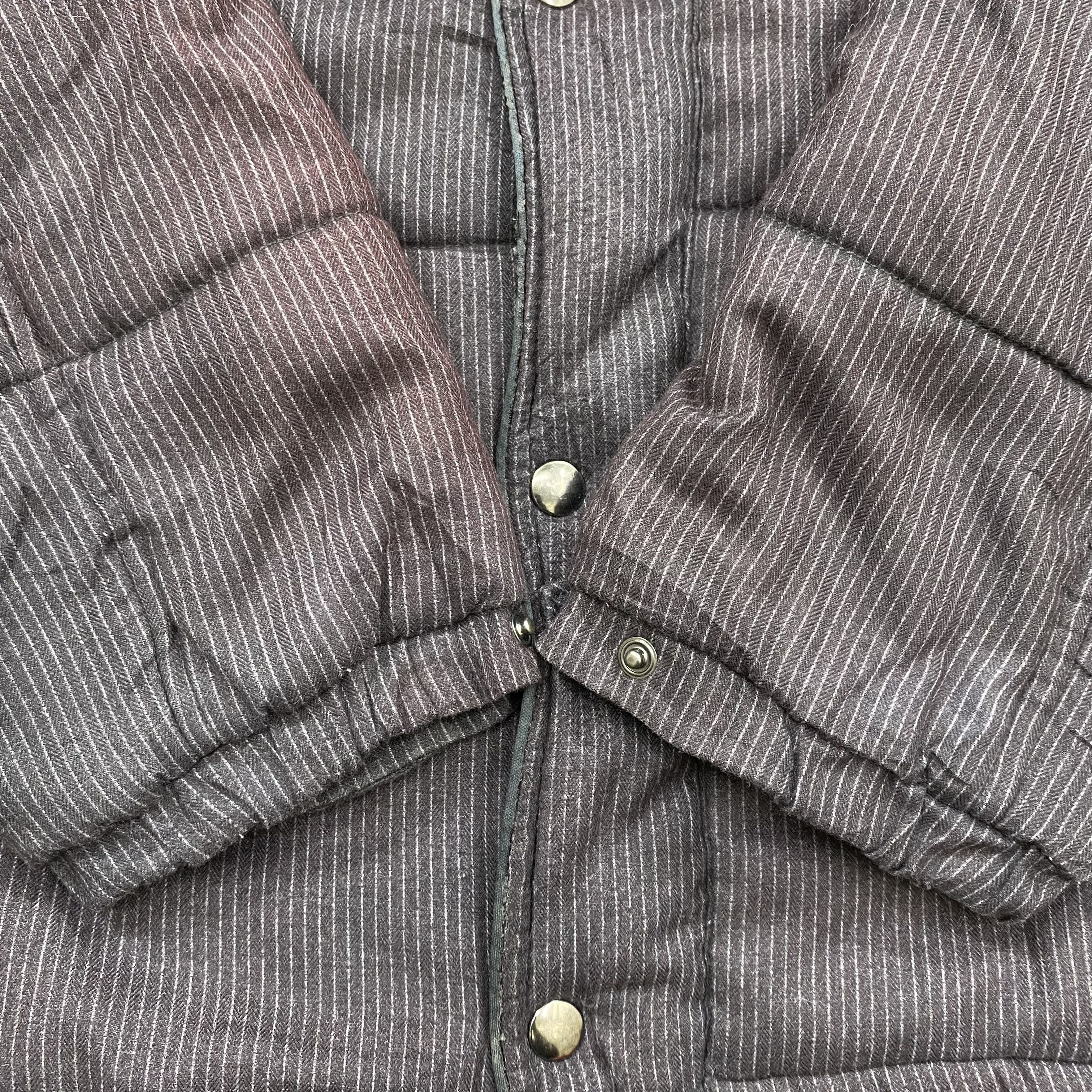 Vintage VTG 2009 J.N.R.D Pinstripe Hooded Puffer Jacket-J670 Size US M / EU 48-50 / 2 - 13 Thumbnail
