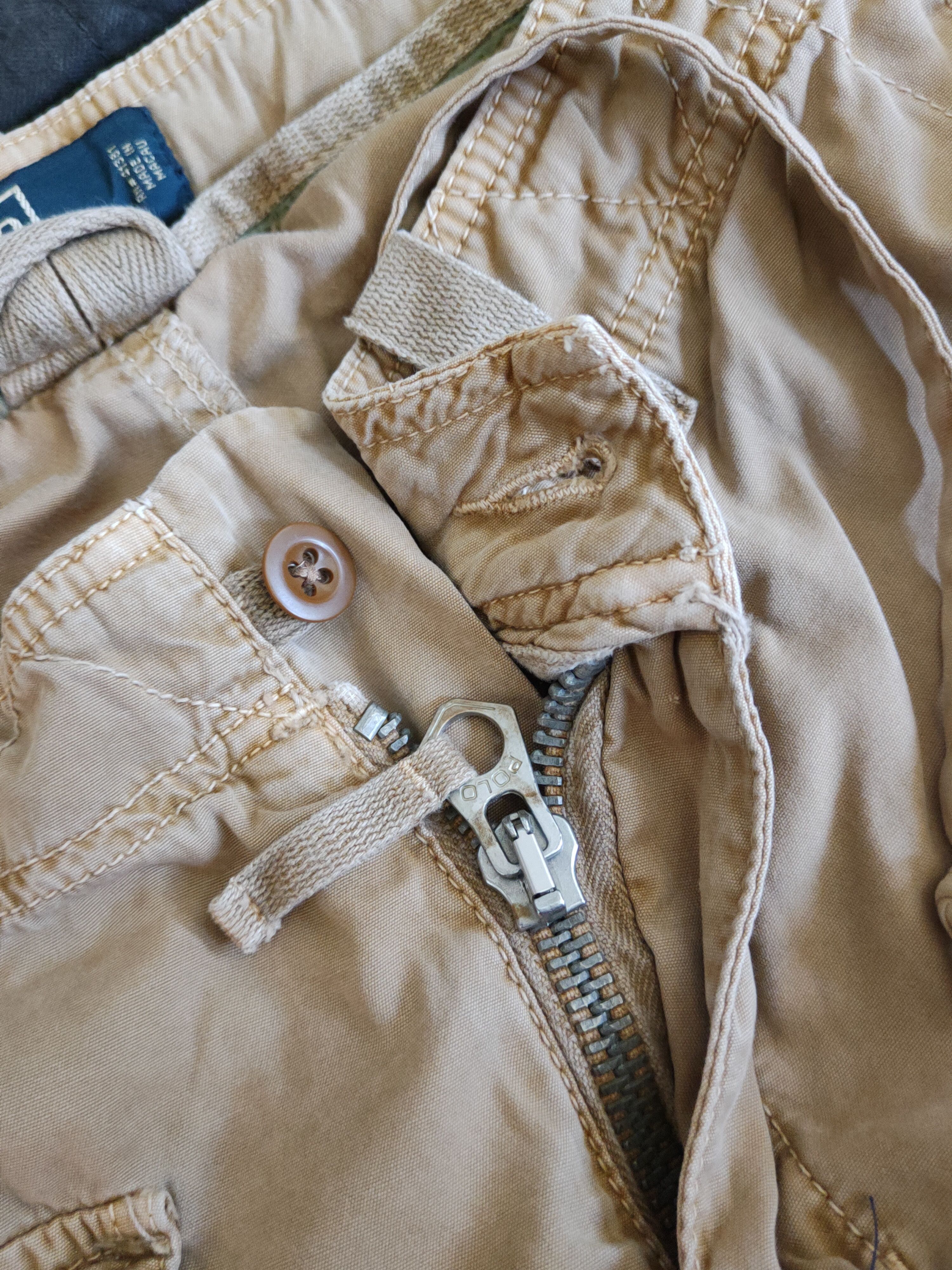 Polo Ralph Lauren Polo Ralph Lauren Brown Multipocket Cargo Pants #S1243 DLL Size US 36 / EU 52 - 12 Thumbnail