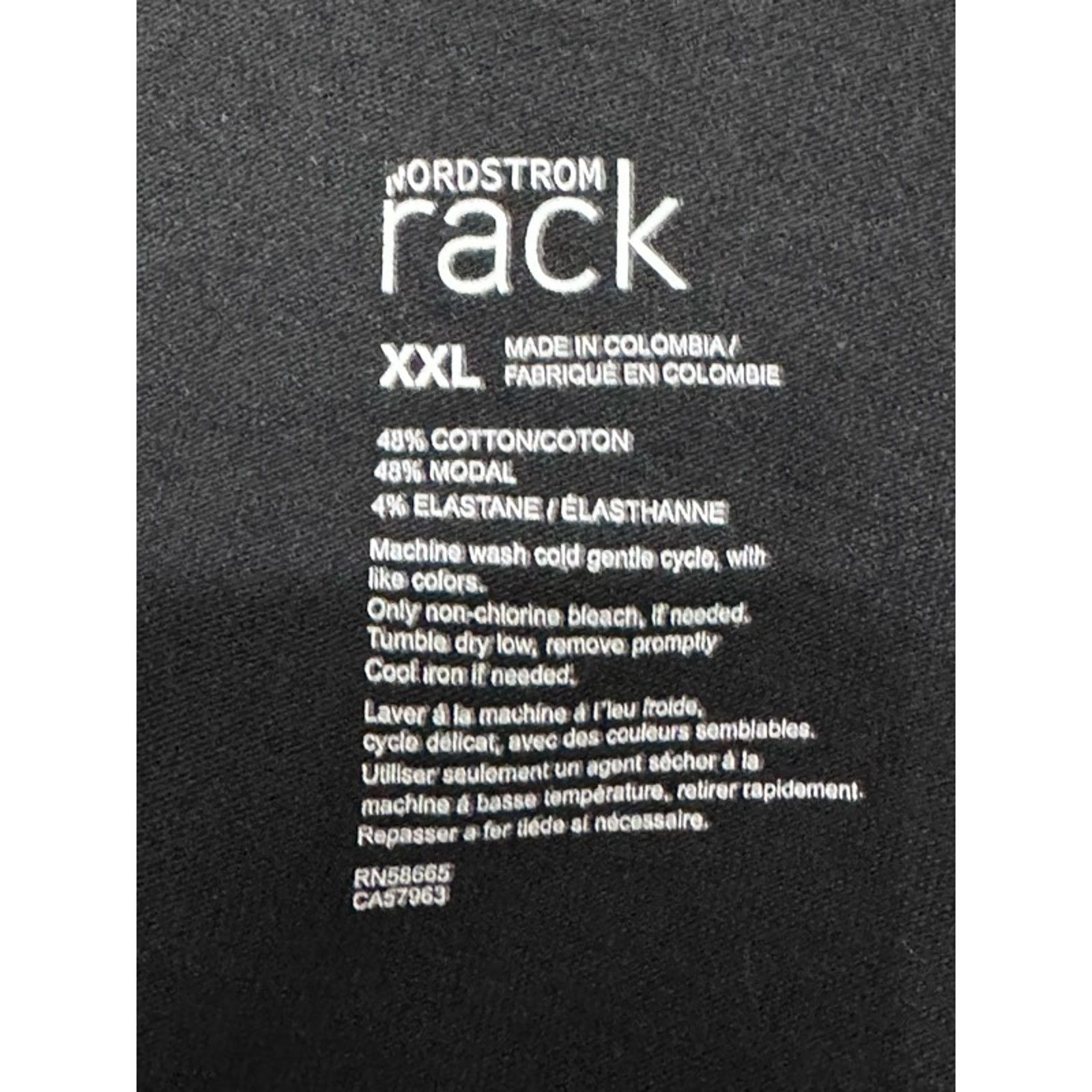 Nordstrom Nordstrom Tank Top Sleeveless Scoop Neck Cotton Black XXL Size XXL / US 16-18 / IT 52-54 - 7 Thumbnail