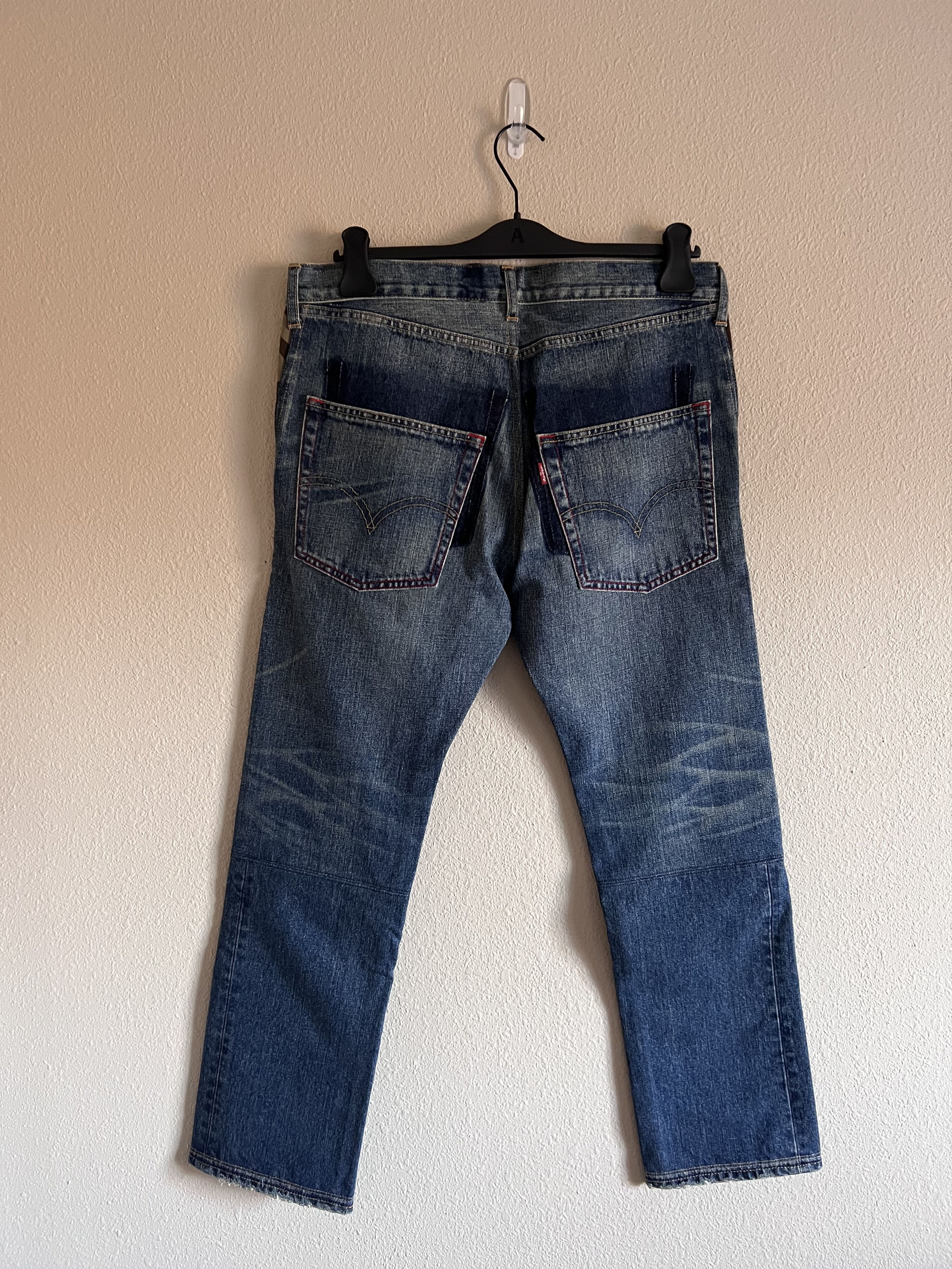 Comme des Garcons Levi's Junya Watanabe Double Knee Denim Jeans Size US 34 / EU 50 - 4 Thumbnail