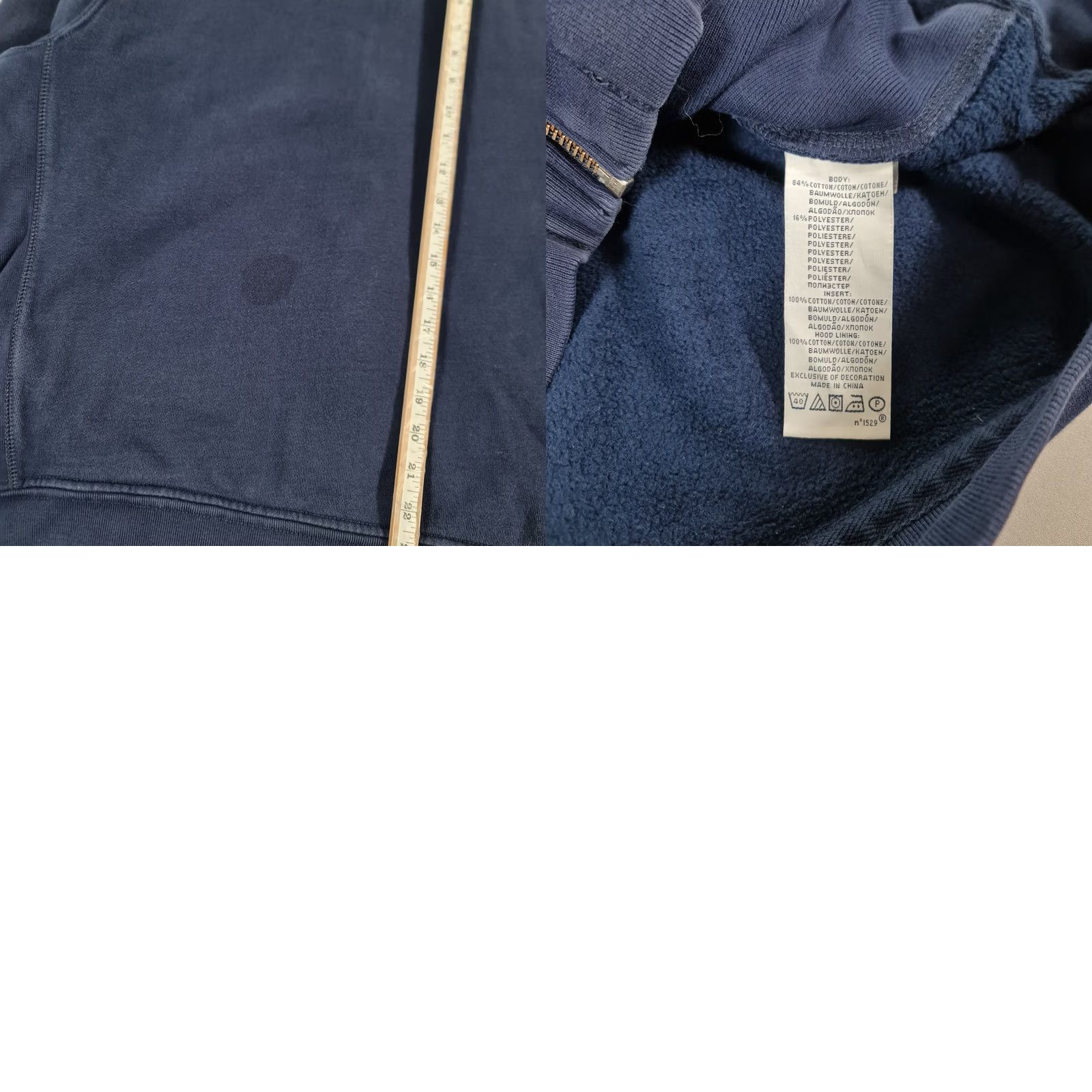 Polo Ralph Lauren Polo Ralph Lauren Hoodie Mens Navy Blue XL Full Zip Fleece Logo Pockets Size US M / EU 48-50 / 2 - 9 Thumbnail
