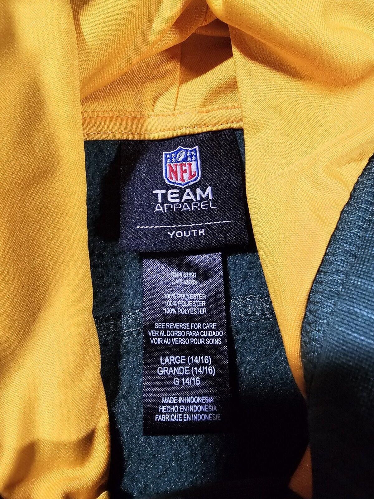 NFL NFL Green Bay Packers Youth L (14/16) Pullover Hoodie Pocket Size ONE SIZE - 4 Thumbnail