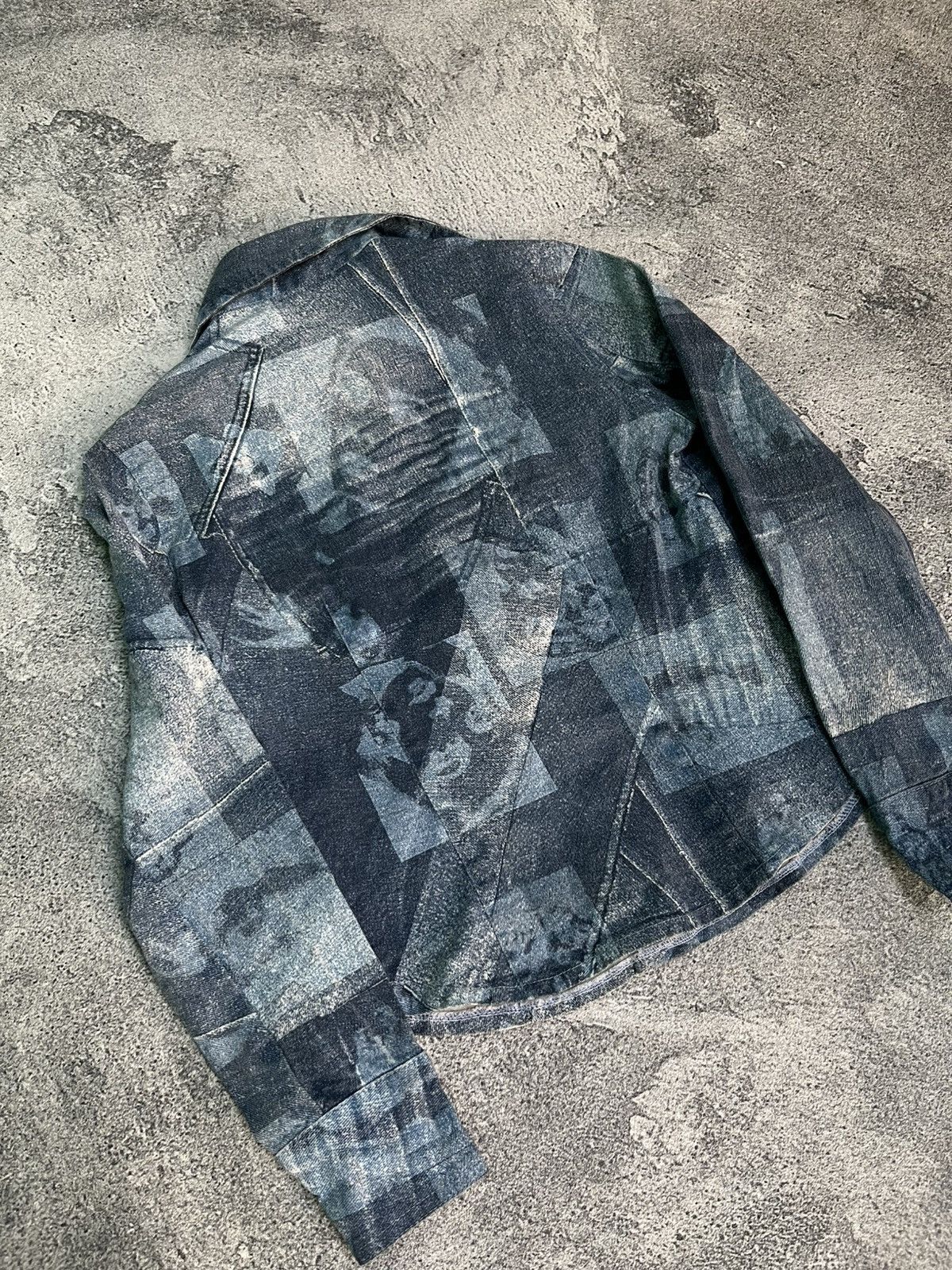 Other Y2K VINTAGE GOTHIC DENIM JACKET BY OCCHI NERI Size M / US 6-8 / IT 42-44 - 11 Thumbnail