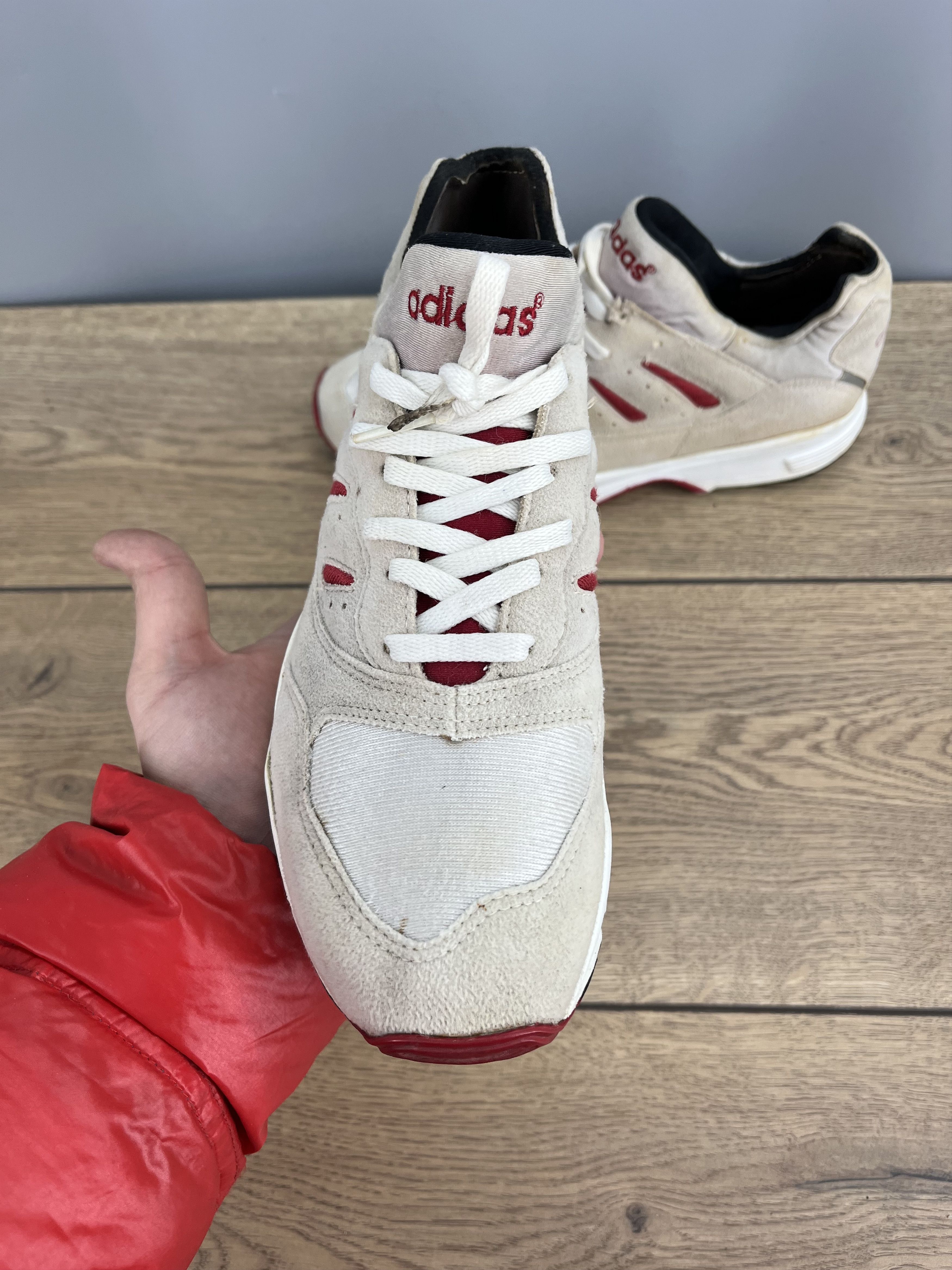 Adidas Adidas Womens Retro Runner Sneakers White Pink Yellow Size US 8 / IT 38 - 5 Thumbnail