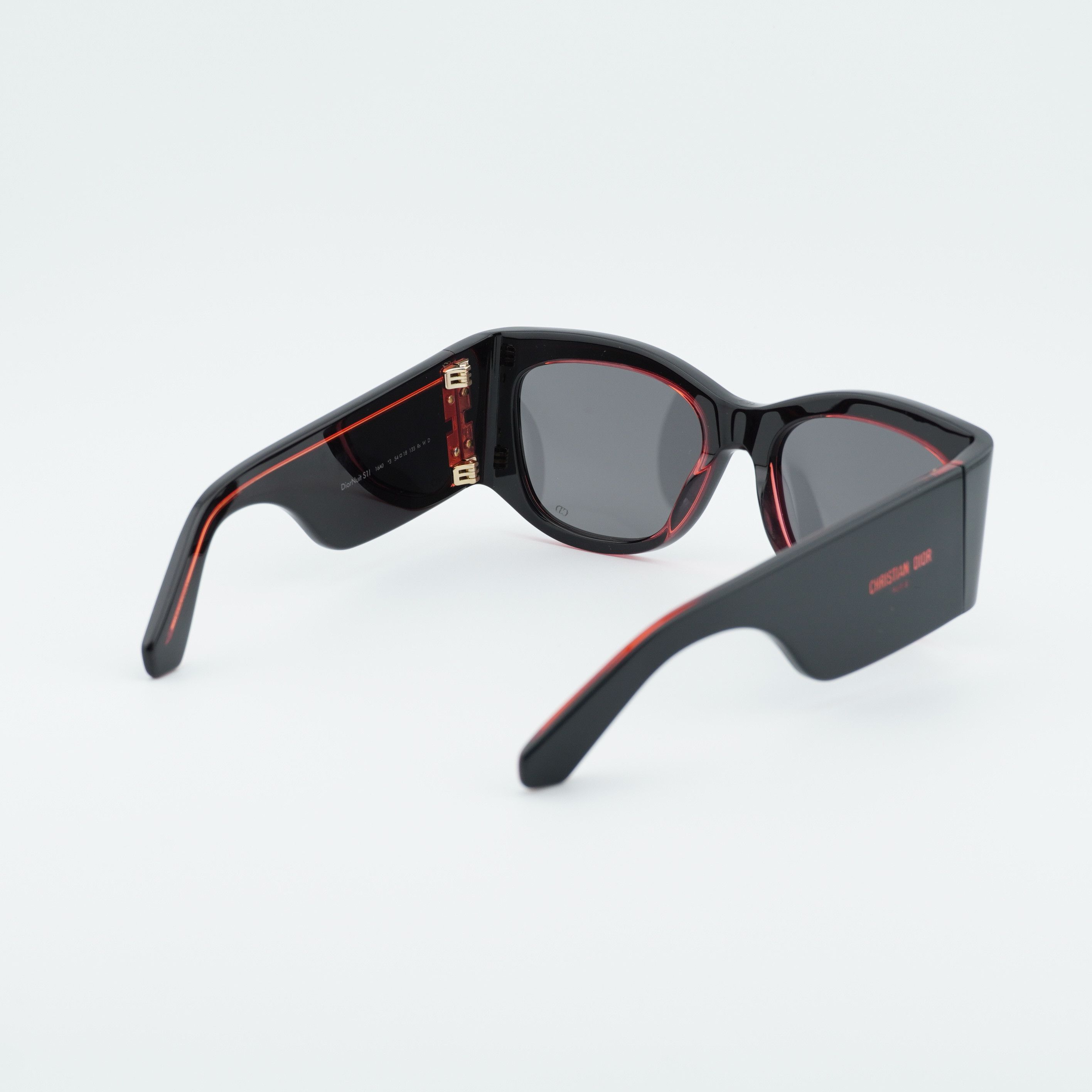 Dior Dior DIORNUIT S1I 16A0 Sunglasses Black Square Frame Size ONE SIZE - 5 Thumbnail