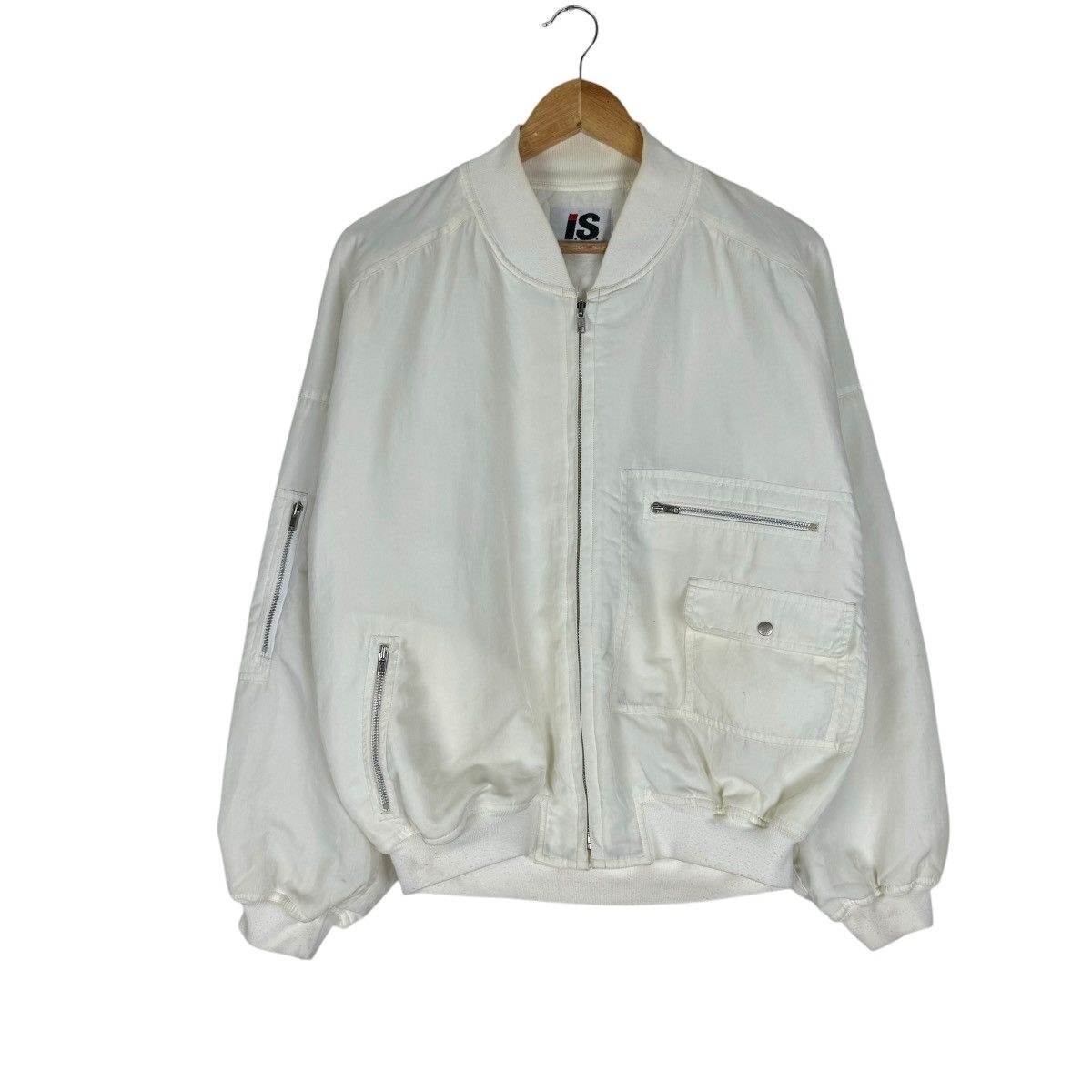Issey Miyake ⚡️ICONIC !! 80s ISSEY MIYAKE BOMBER ZIPPER JACKET Size US M / EU 48-50 / 2 - 6 Thumbnail